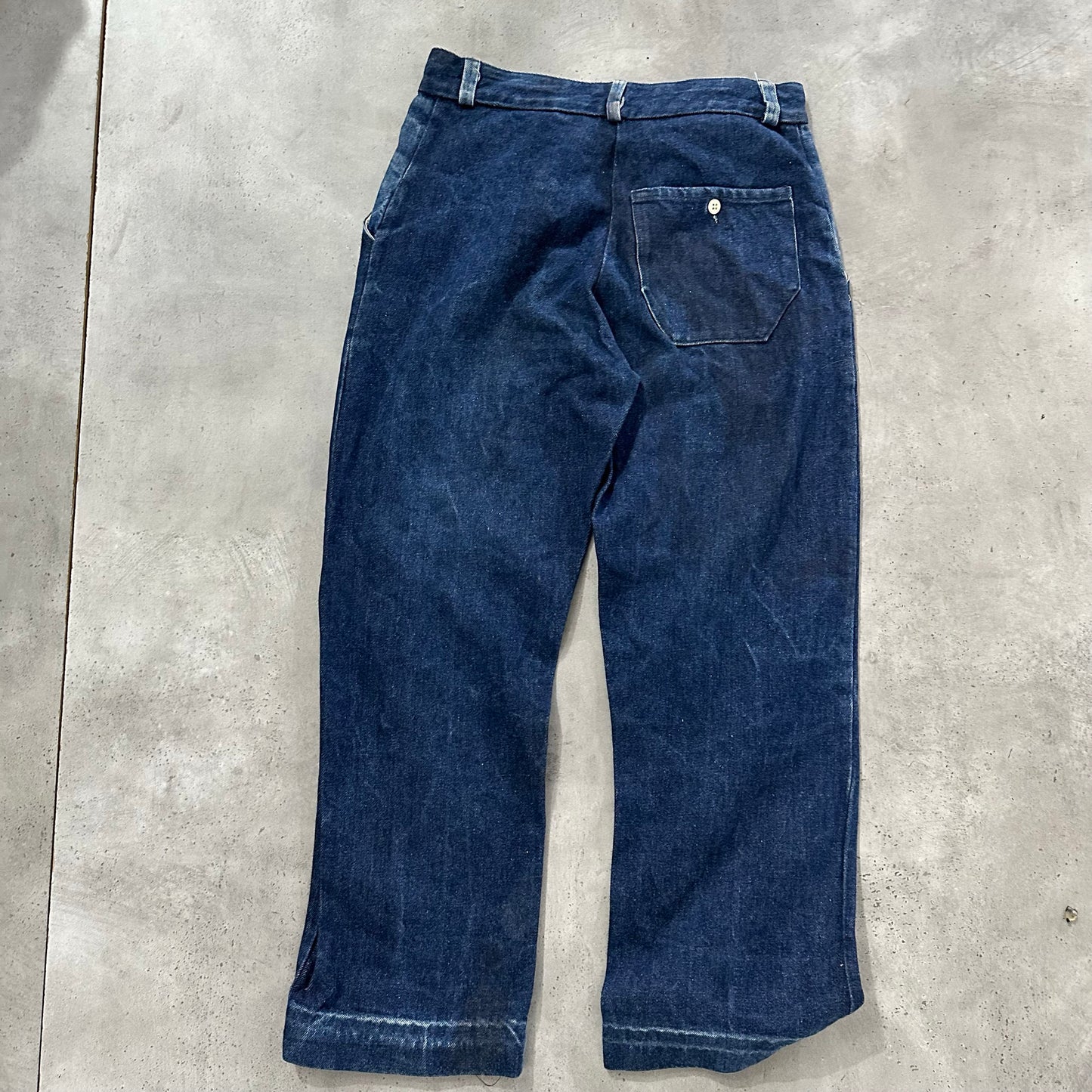 Vintage Antique Workwear Denim Pants