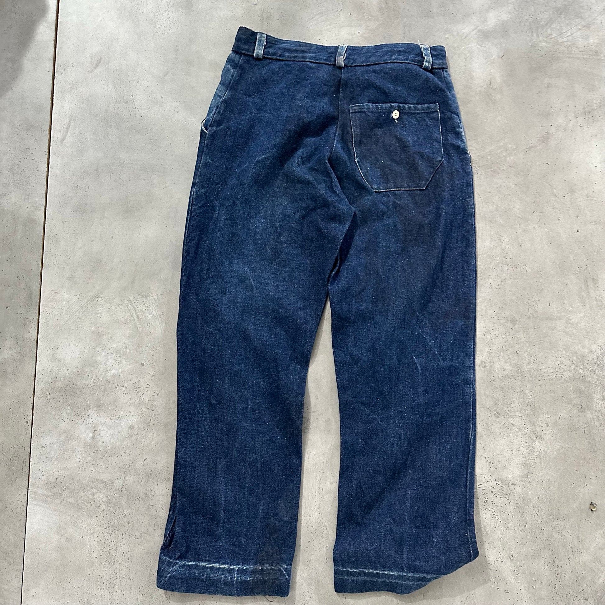 Vintage Antique Workwear Denim Pants