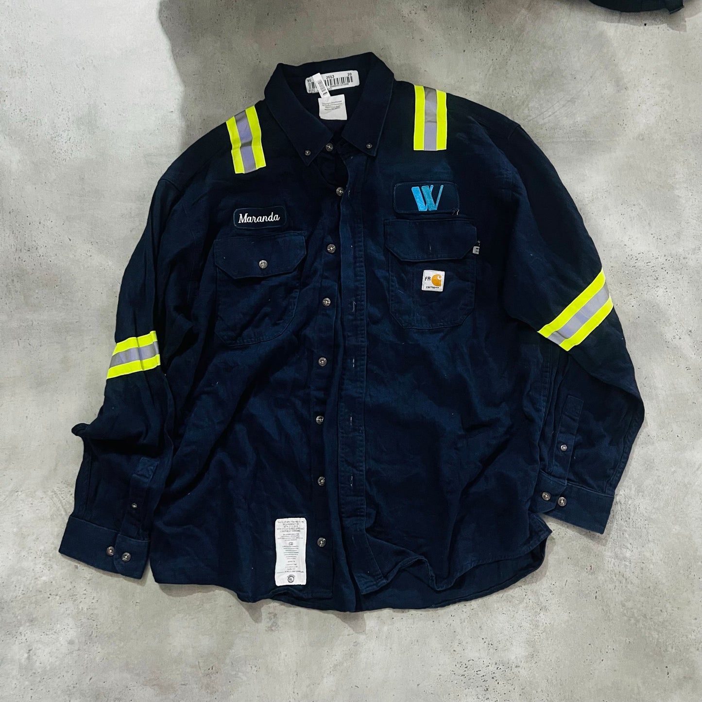 Vintage Mexico Carhartt Workwear Heavy Work Shirt Shirts