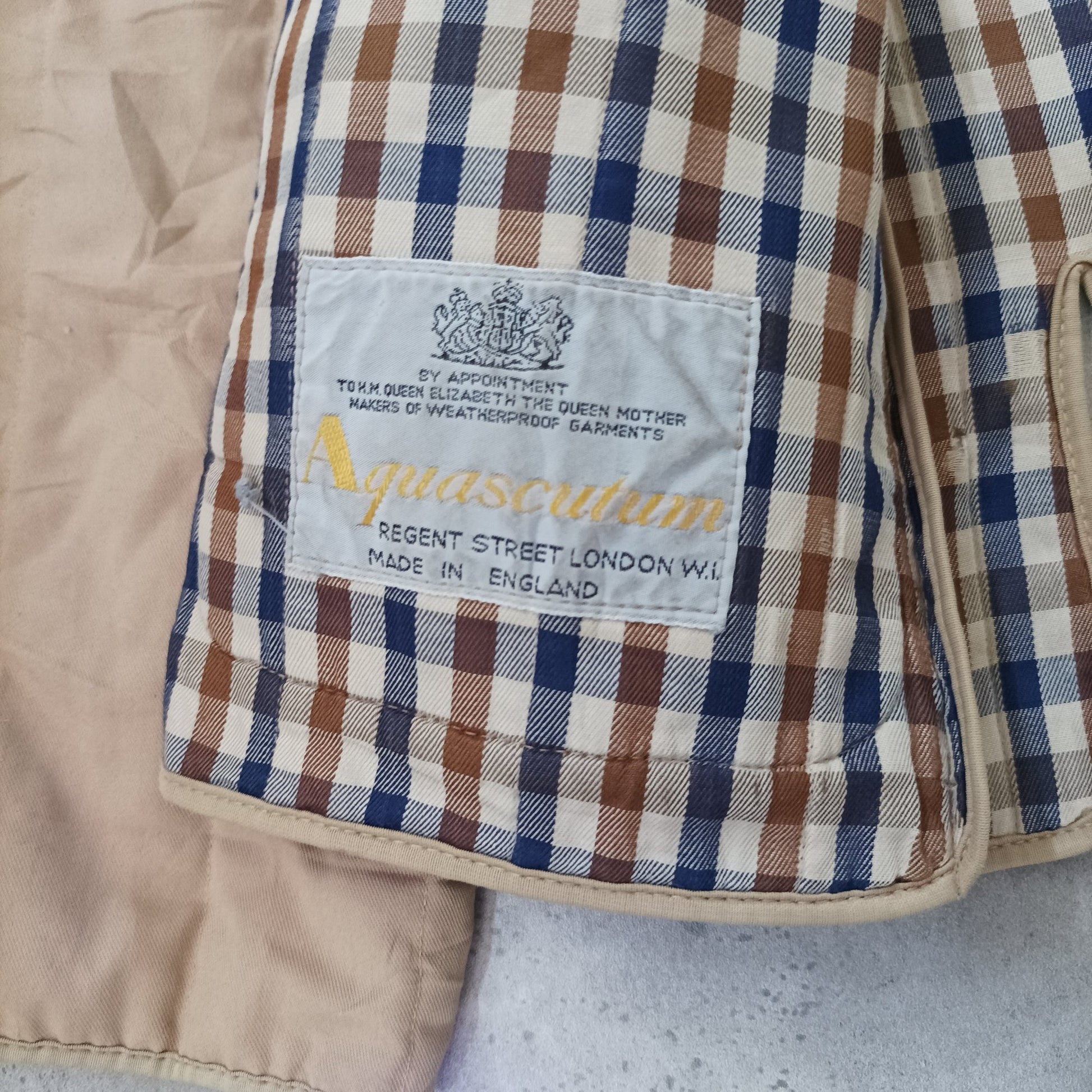 Vintage 70s-90s England Aquascutum Pre-owned Luxury Jackets