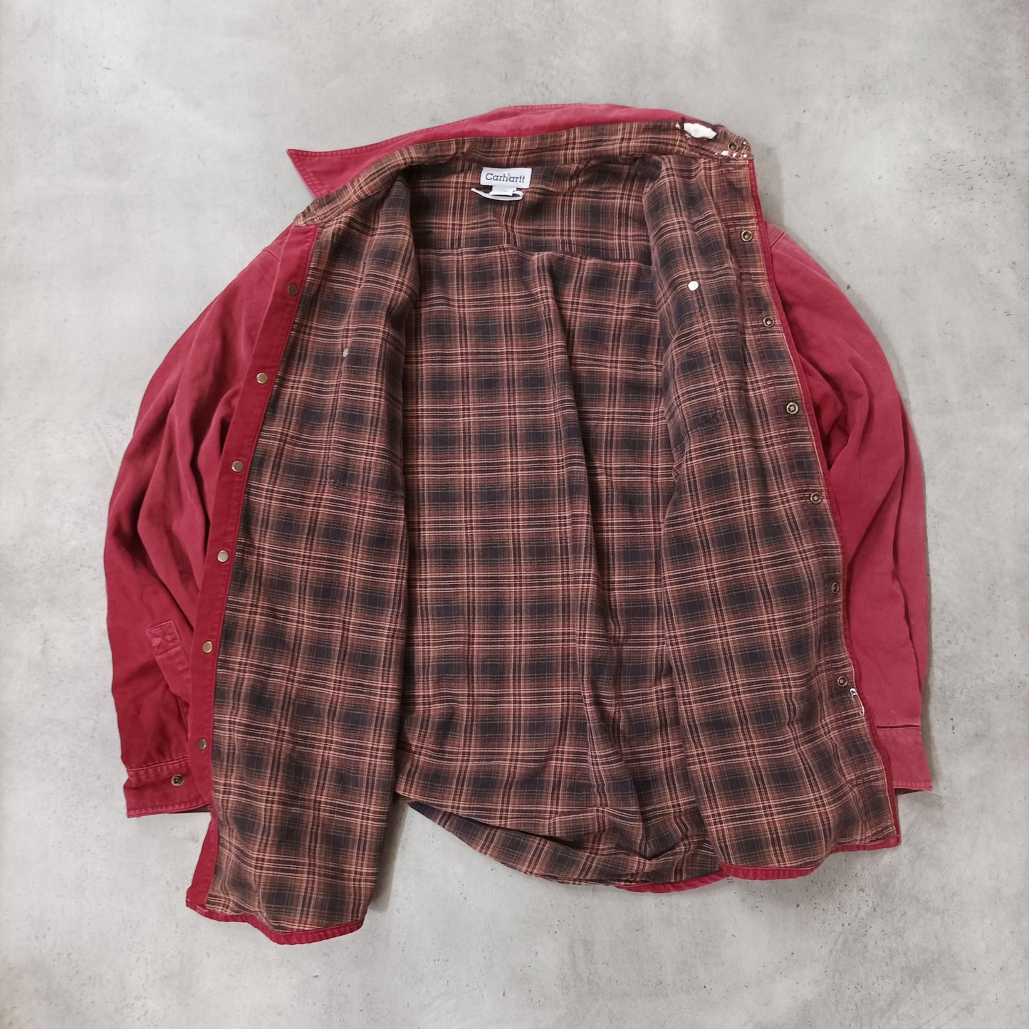 Vintage 70s-90s Carhartt Workwear Heavy Work Shirt Shirts
