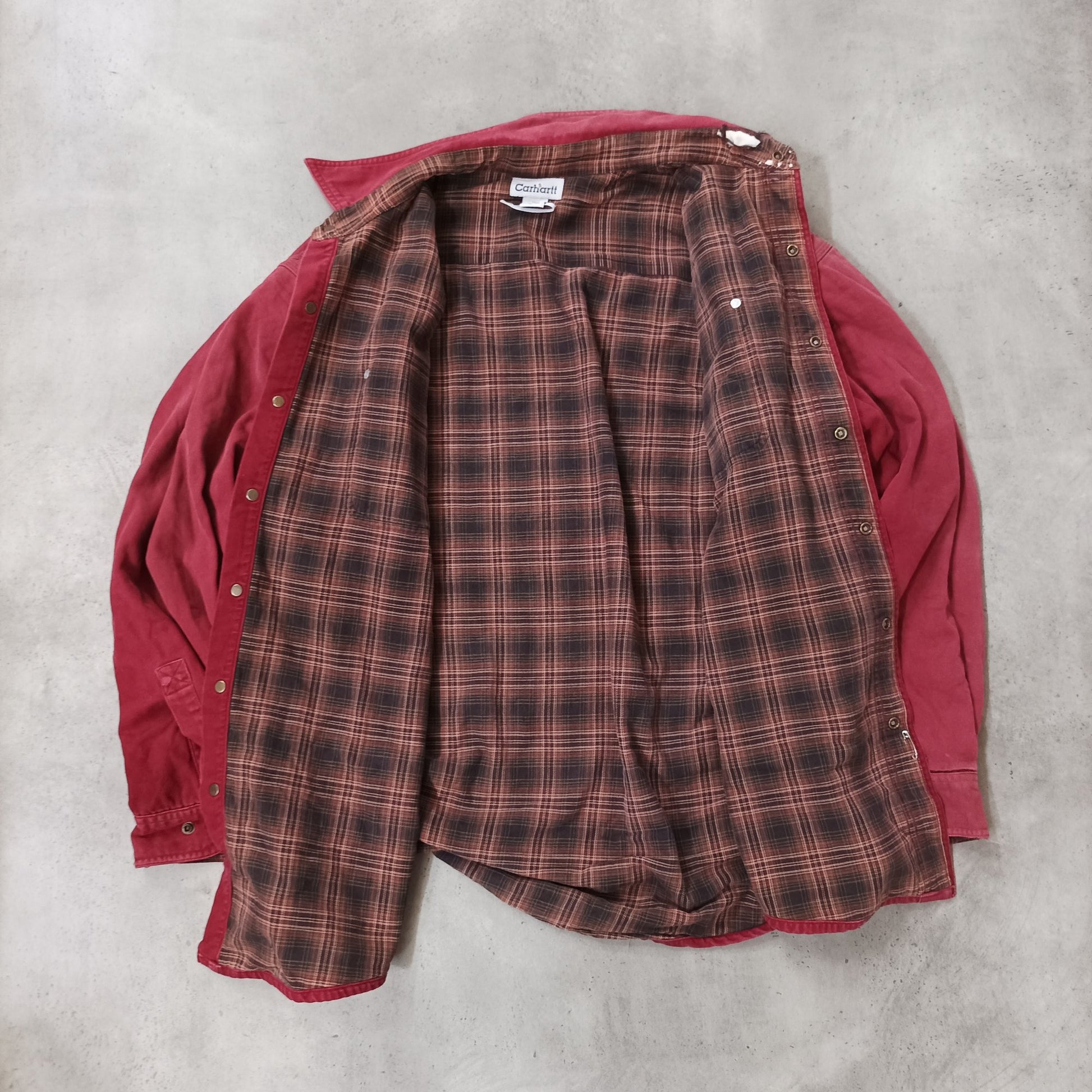 Vintage 70s-90s Carhartt Workwear Heavy Work Shirt Shirts