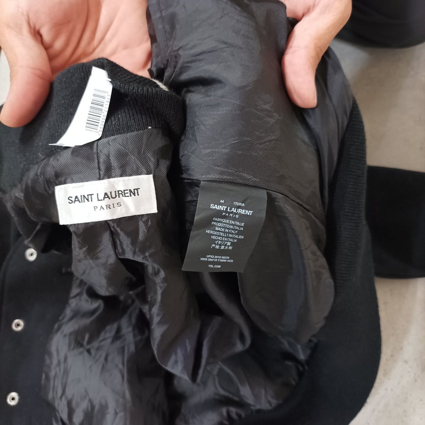 Vintage Italy Yves Saint Laurent Pre-owned Luxury Varsity Jackets