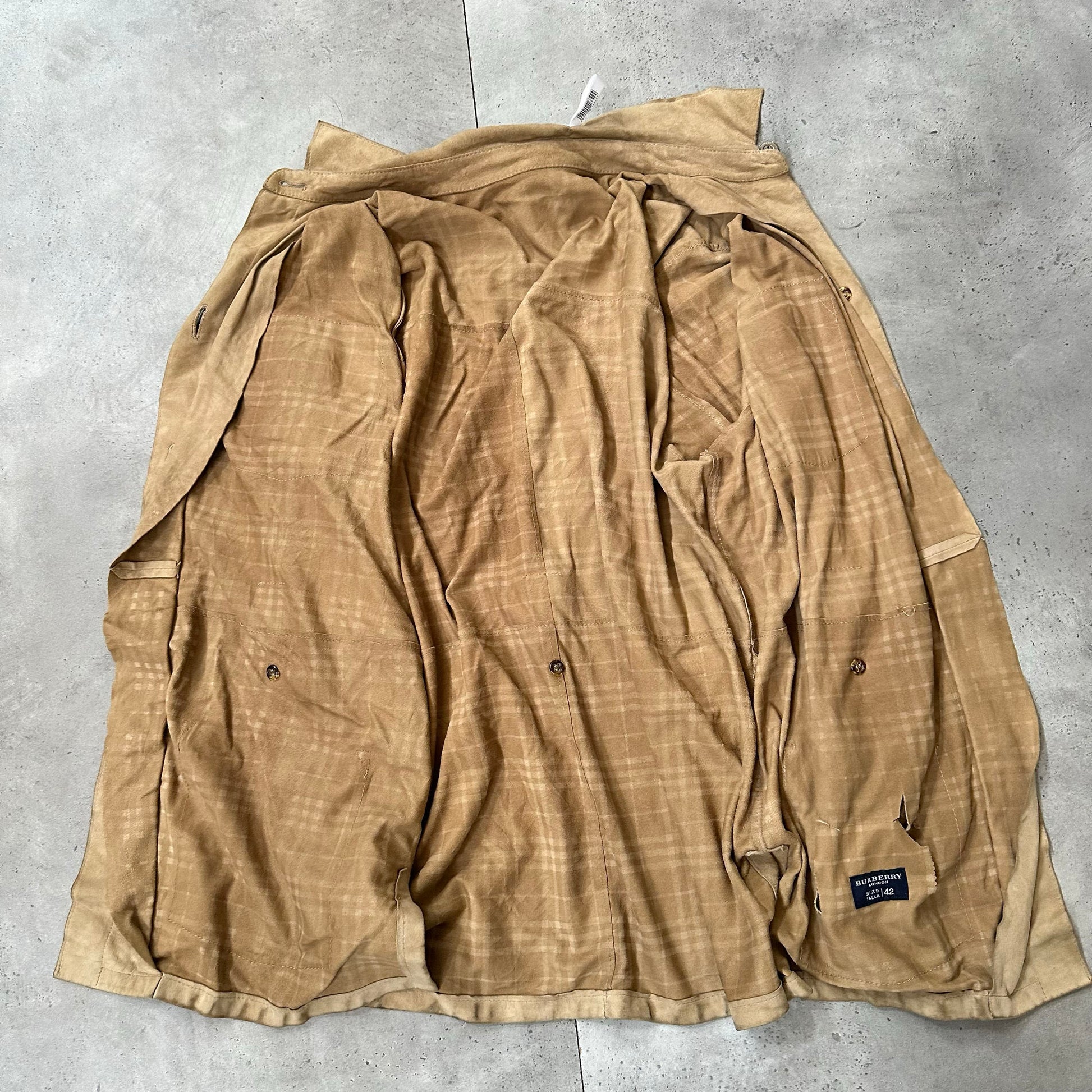 Vintage Burberry Pre-owned Luxury Leather Jackets