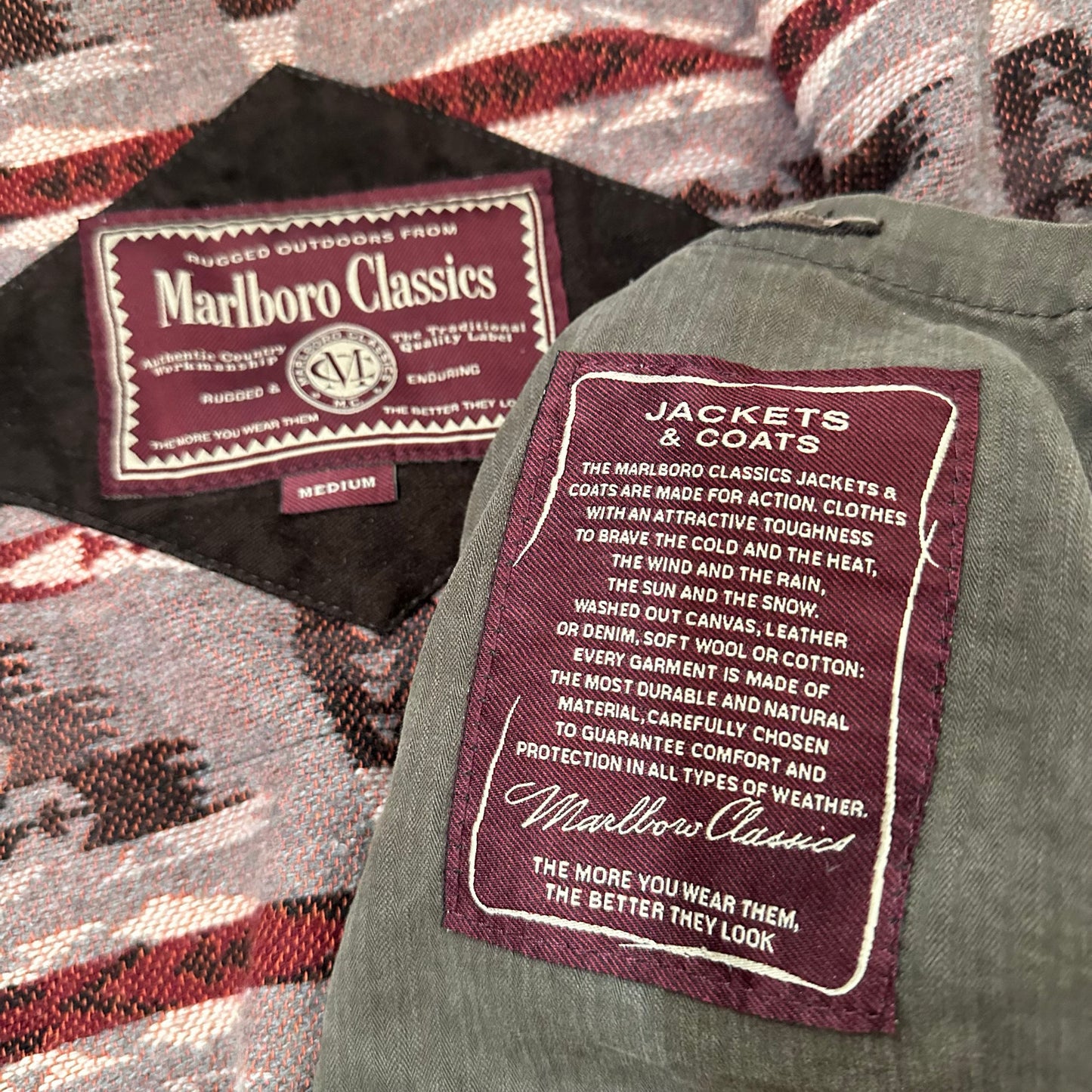Vintage 70s-90s Marlboro Outdoor Workwear Jackets