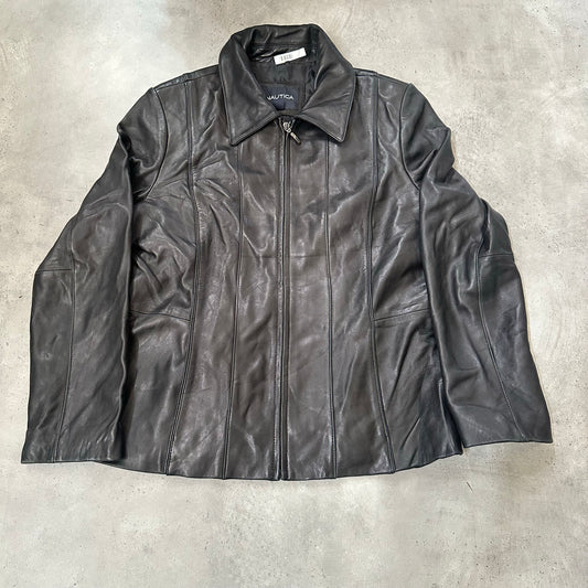 Vintage Nautica Retro Leather Jackets
