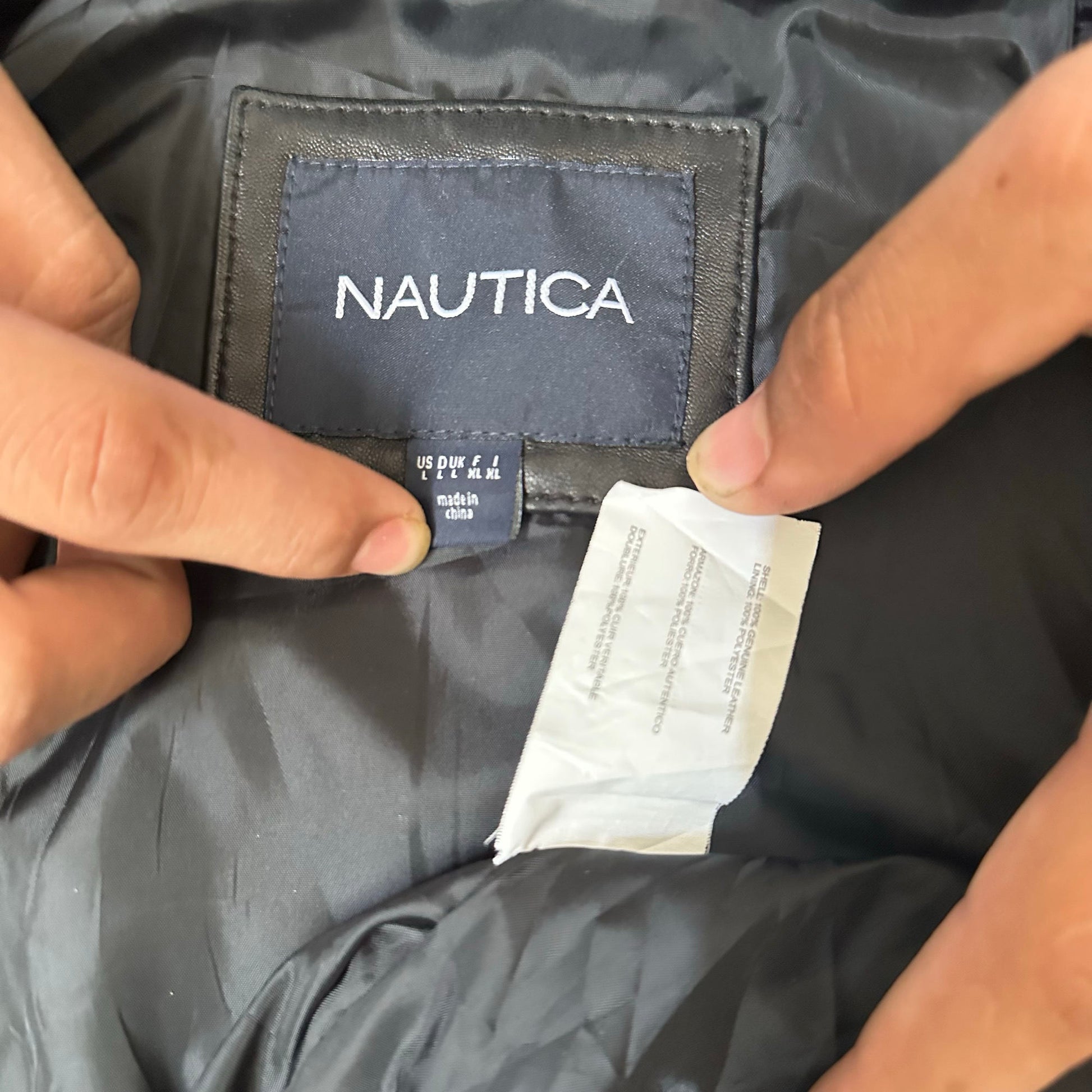 Vintage Nautica Retro Leather Jackets
