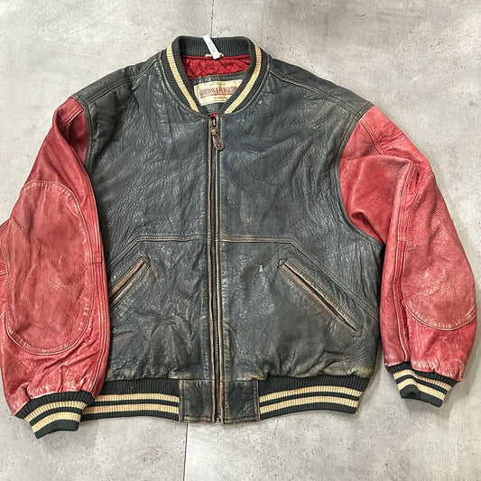 Vintage 70s-90s South Korea Retro Leather Jackets