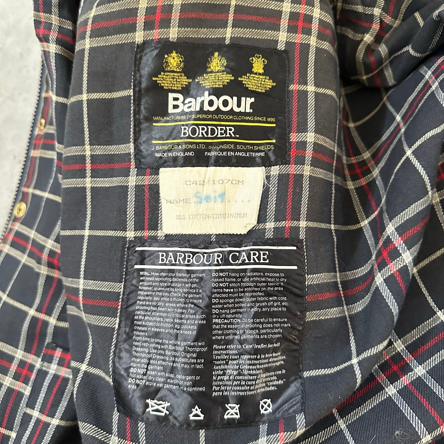Vintage 70s-90s England Barbour Outdoor Hunting Coats