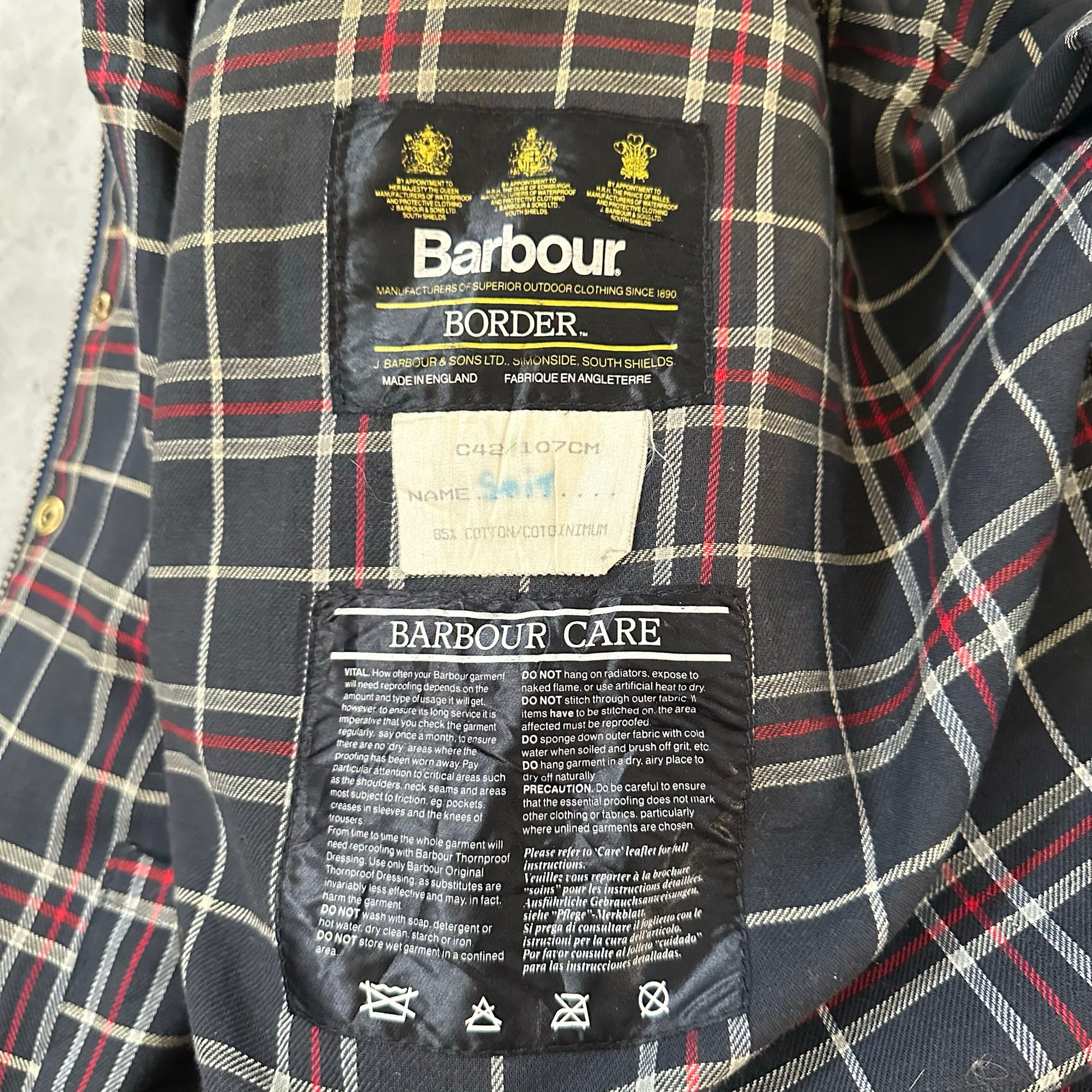 Vintage 70s-90s England Barbour Outdoor Hunting Coats