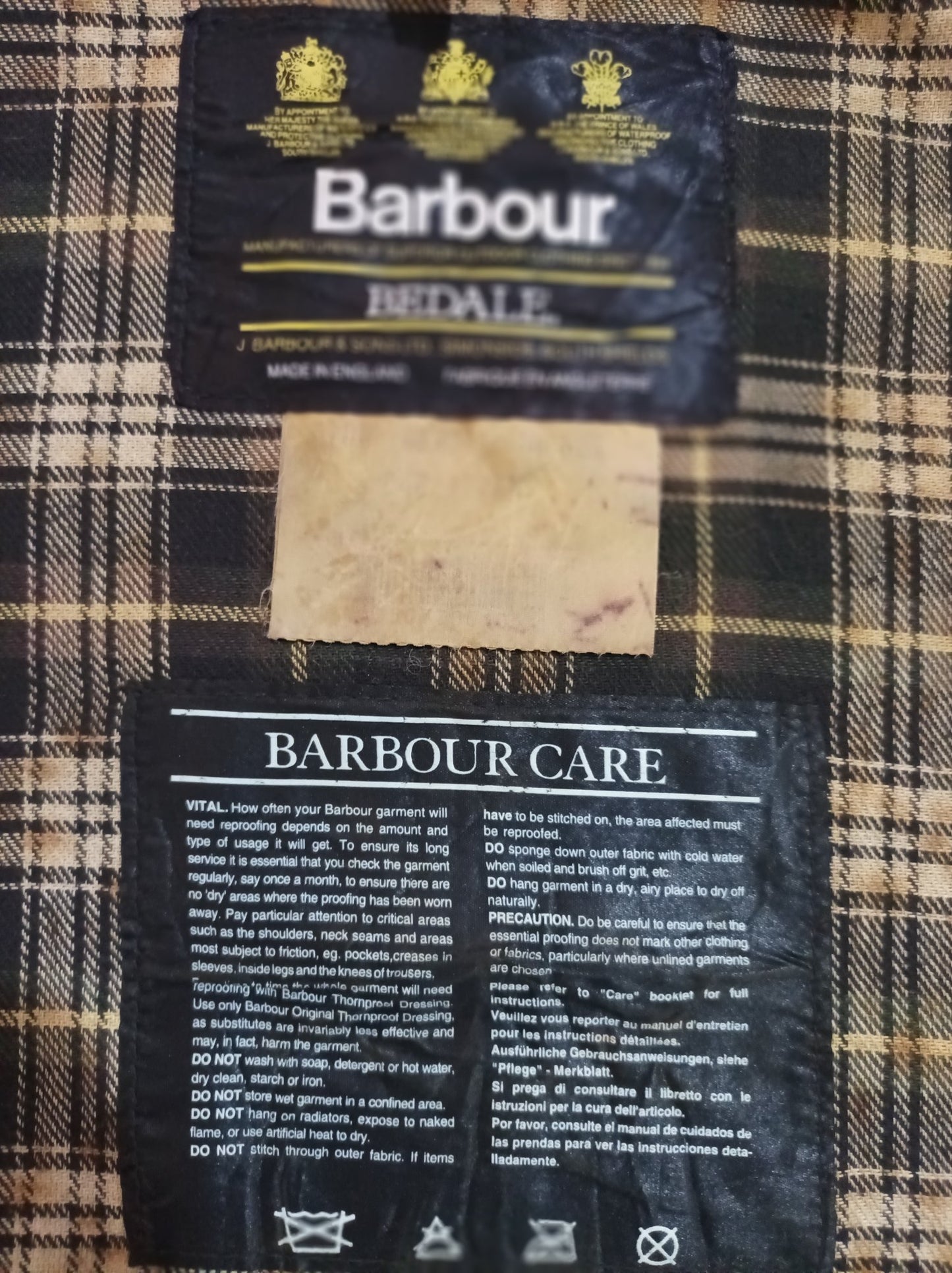 Vintage 70s-90s England Barbour Outdoor Hunting Jackets