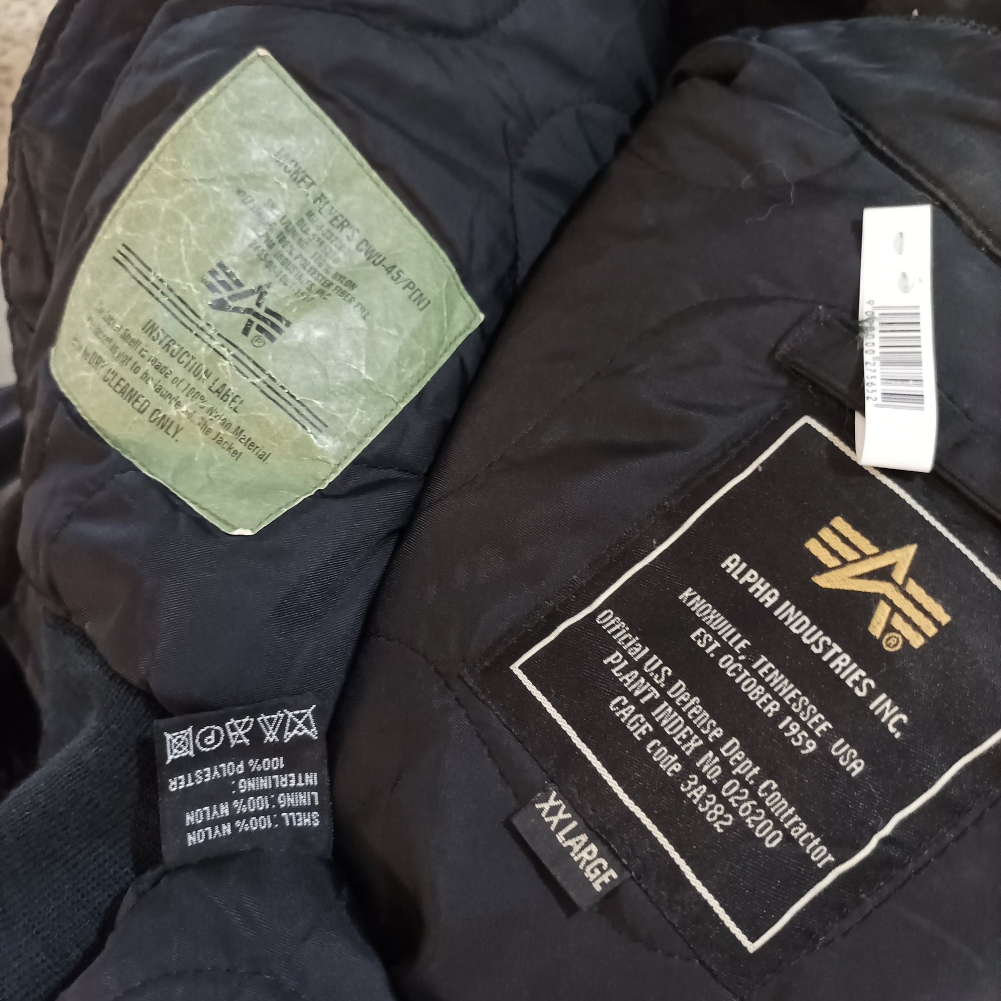 Vintage USA Alpha Industries Military Flight Jackets