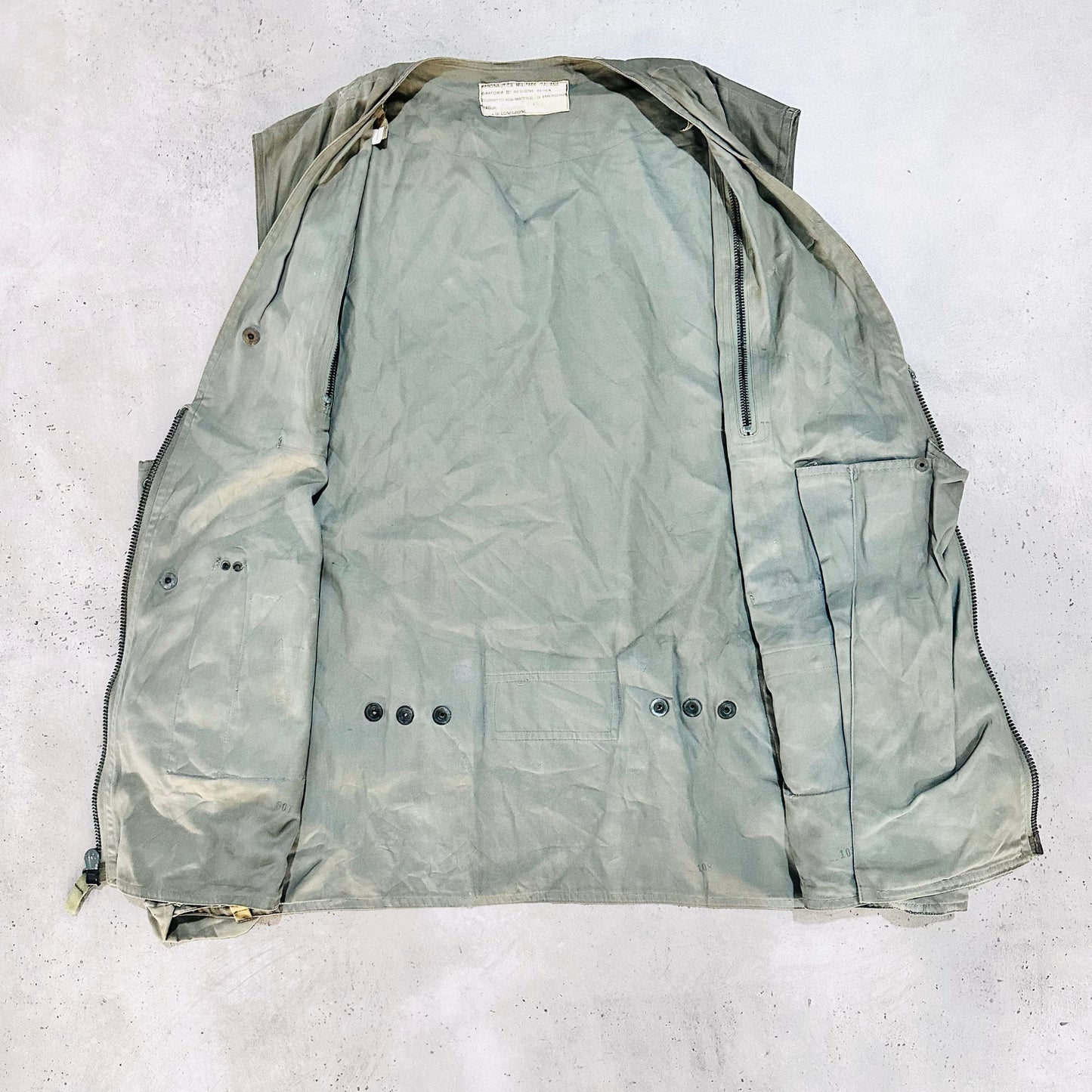 Vintage 70s-90s Italy Military Vests