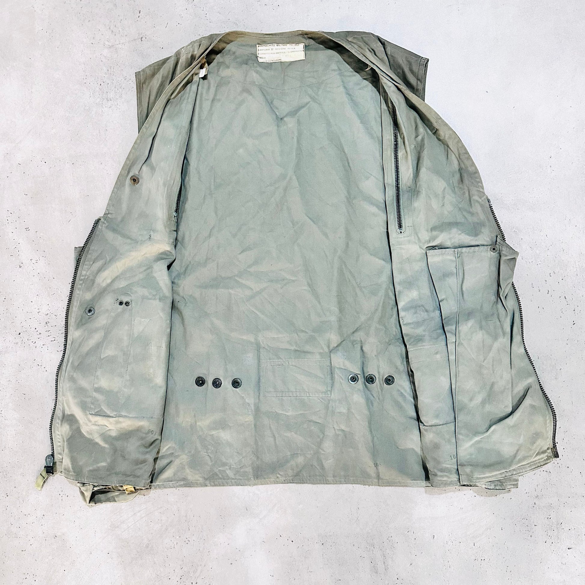 Vintage 70s-90s Italy Military Vests