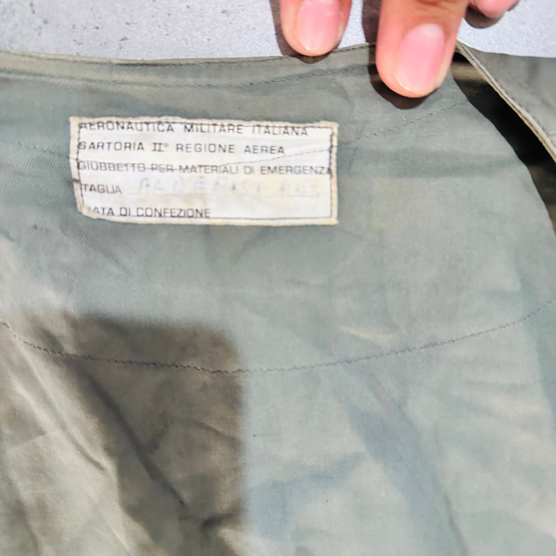 Vintage 70s-90s Italy Military Vests