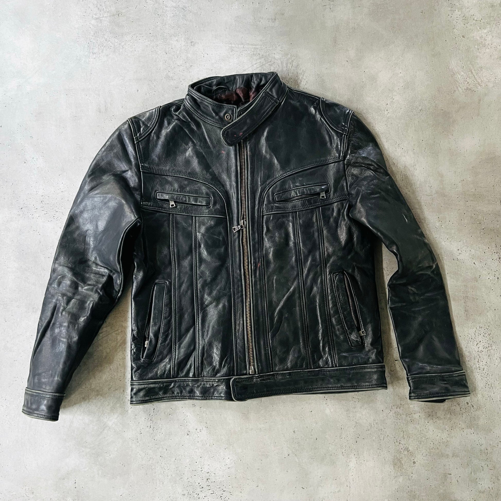 Vintage 70s-90s France Retro Leather Jackets