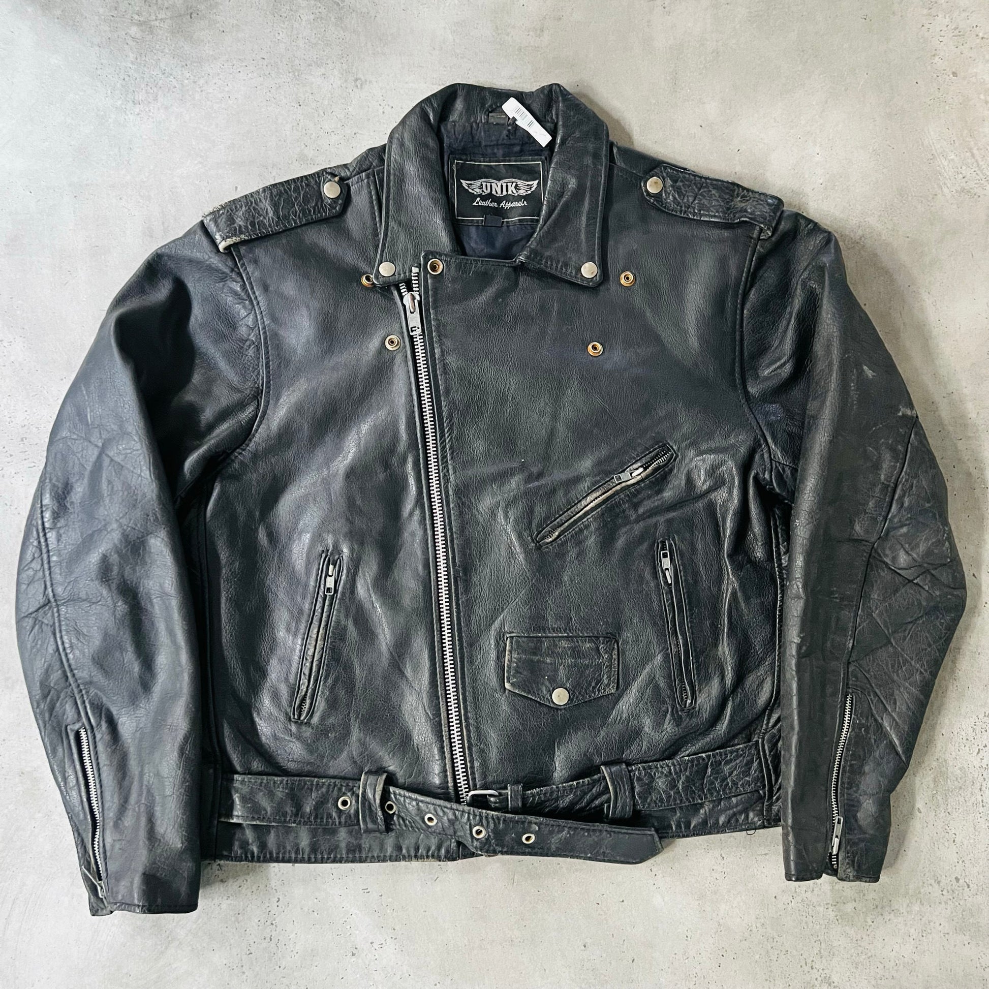 Vintage 70s-90s Retro Double Rider Leather Jackets