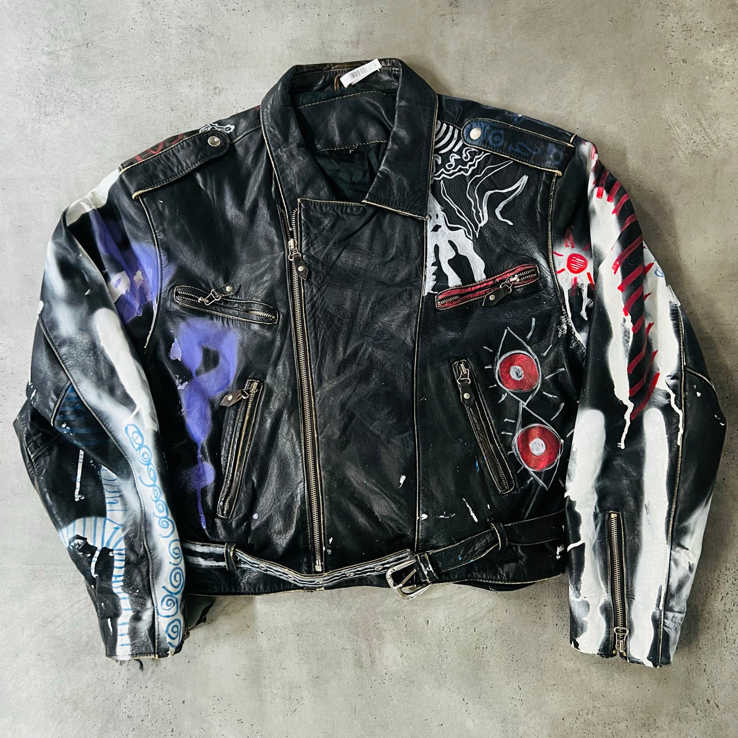 Vintage 70s-90s Retro Double Rider Leather Jackets