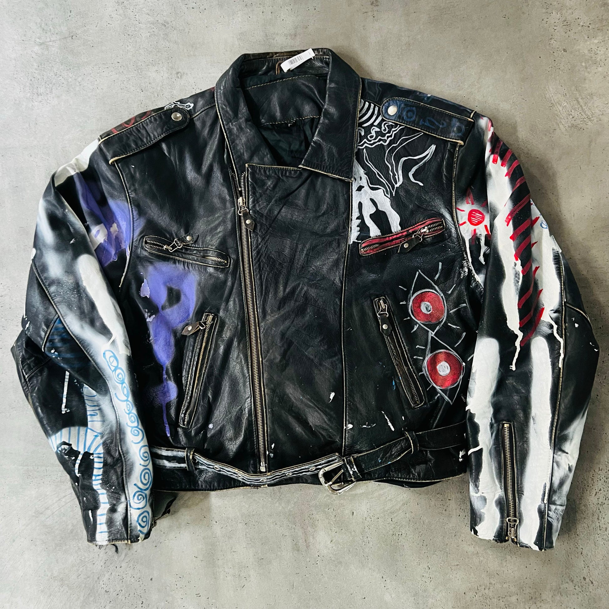 Vintage 70s-90s Retro Double Rider Leather Jackets