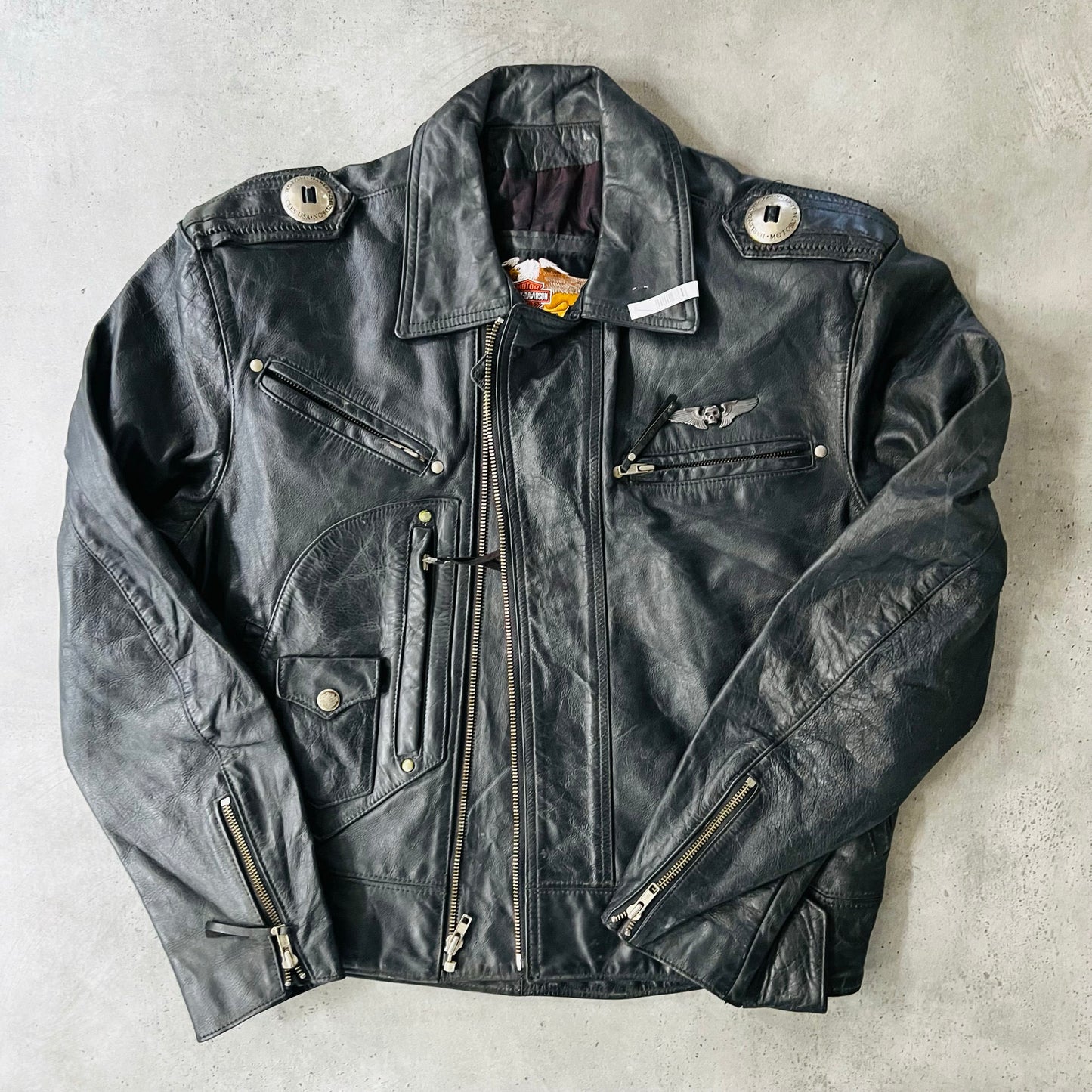 Vintage 70s-90s USA Harley-Davidson Retro Motorcycle Leather Jackets