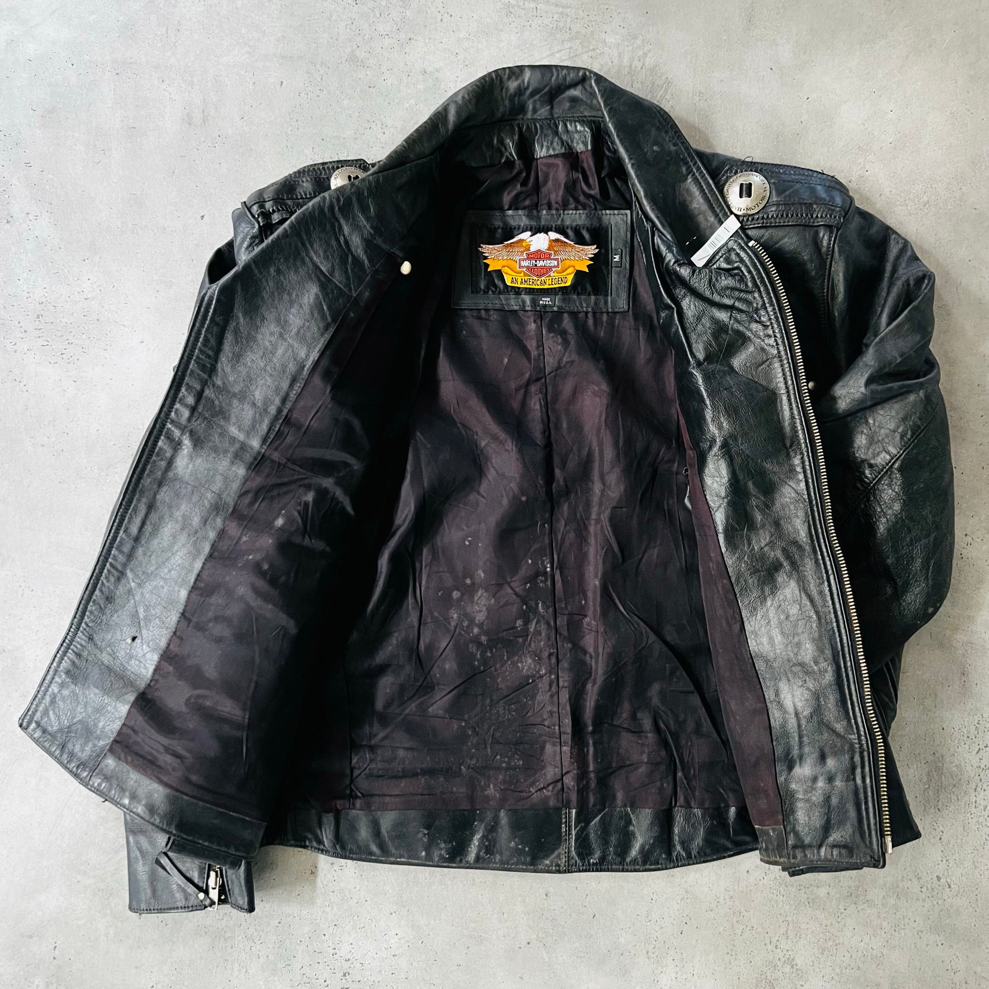 Vintage 70s-90s USA Harley-Davidson Retro Motorcycle Leather Jackets
