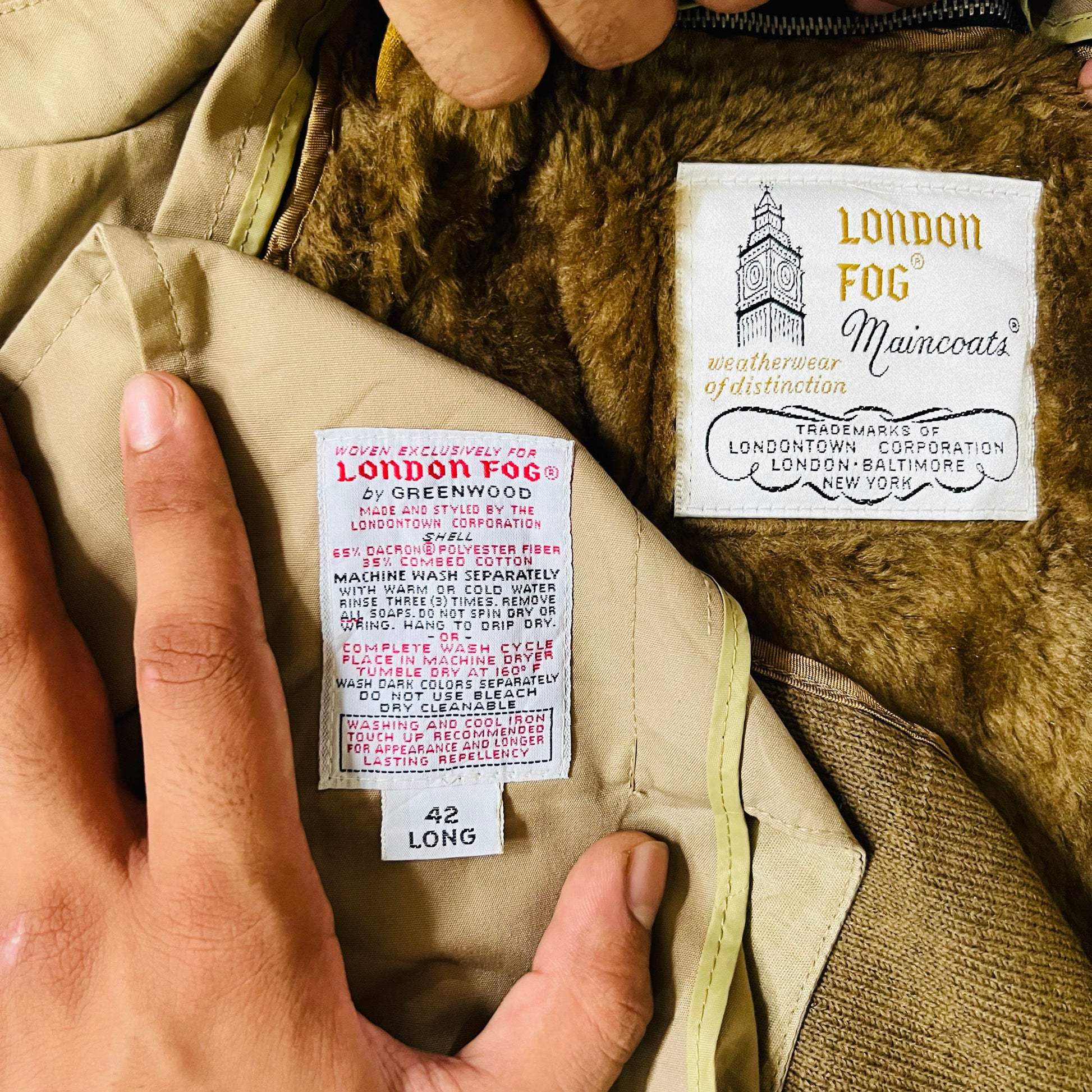Vintage 70s-90s USA London Fog Retro Trench Coats