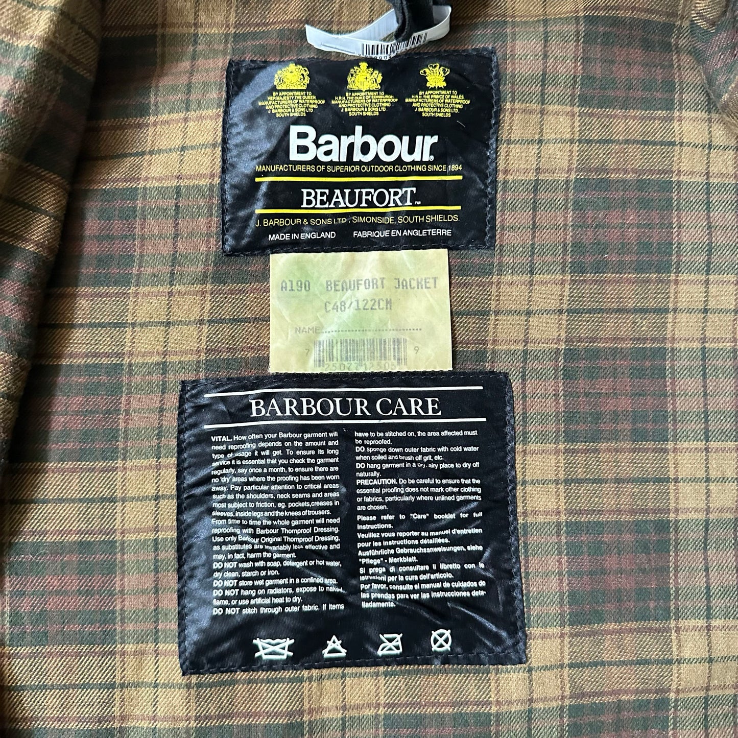 Vintage 70s-90s England Barbour Outdoor Jackets
