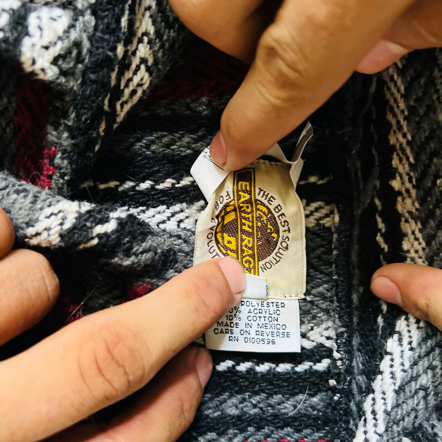 Vintage Mexico Retro Mexican Baja Knitwear