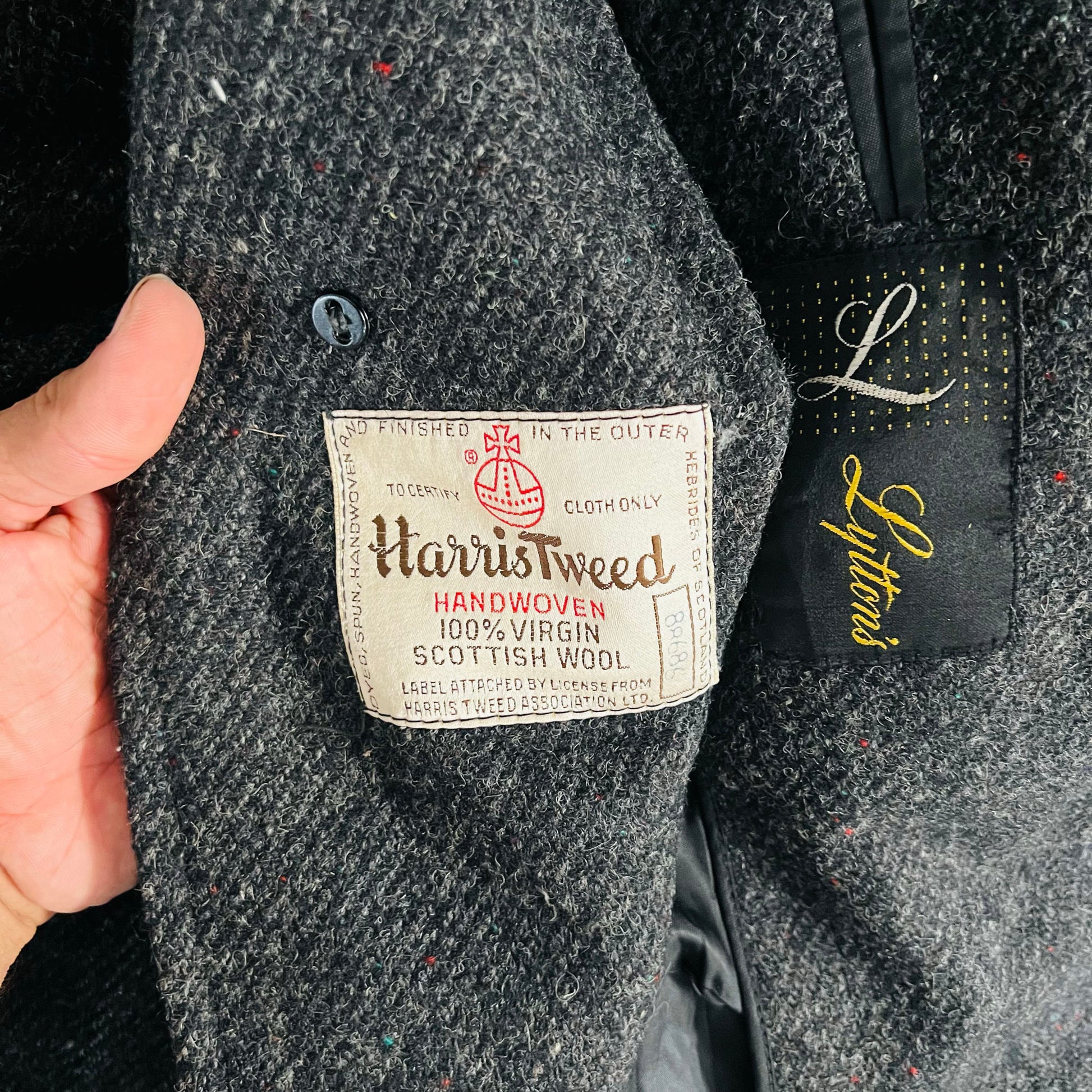 Vintage 70s-90s Scotland Harris Tweed Retro Coats