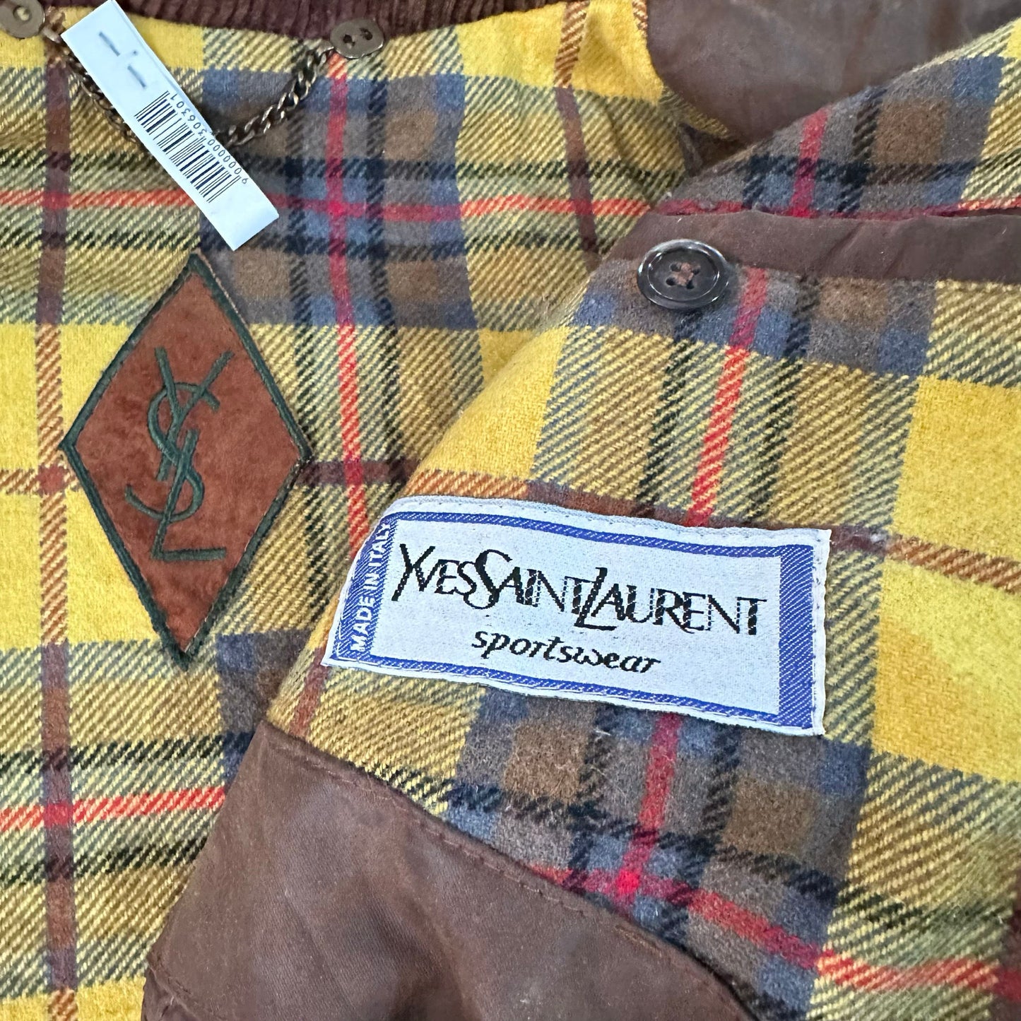 Vintage 70s-90s Italy Yves Saint Laurent Pre-owned Luxury Hunting Jackets