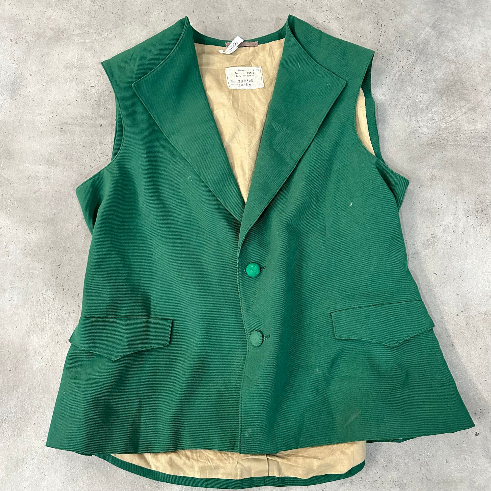 Vintage Antique Switzerland Retro Vests