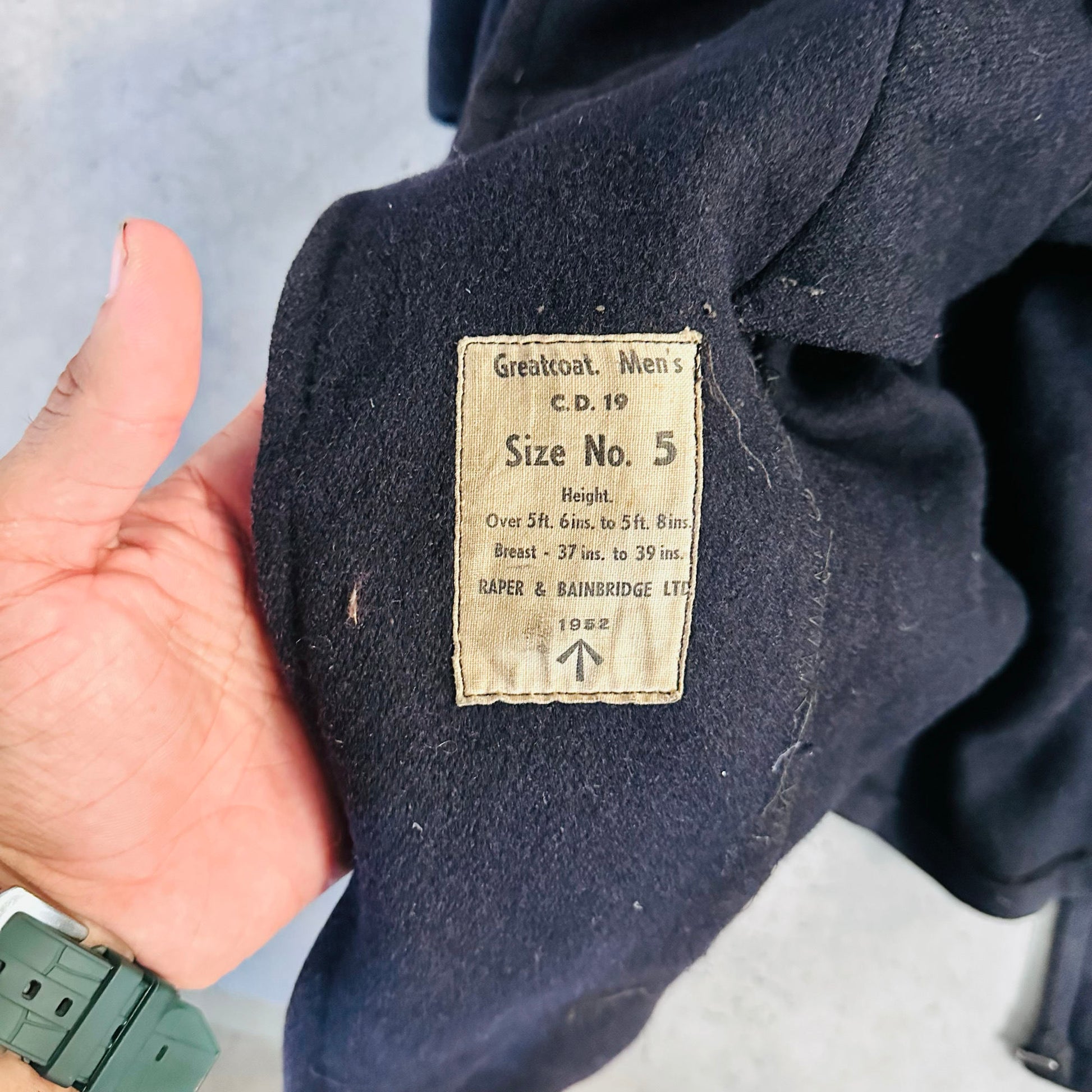 Vintage 50s-60s England Military Coats