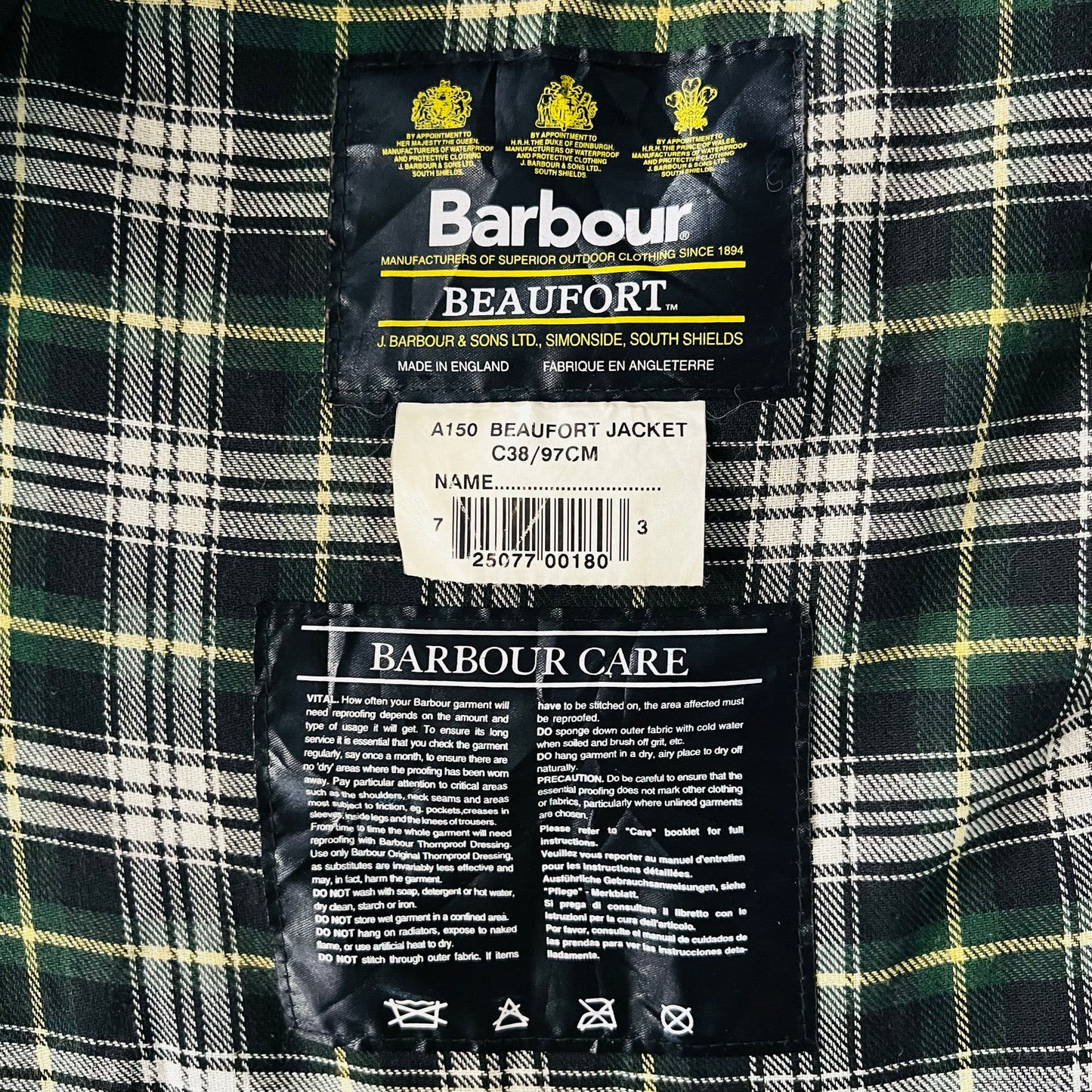Vintage 70s-90s England Barbour Outdoor Jackets