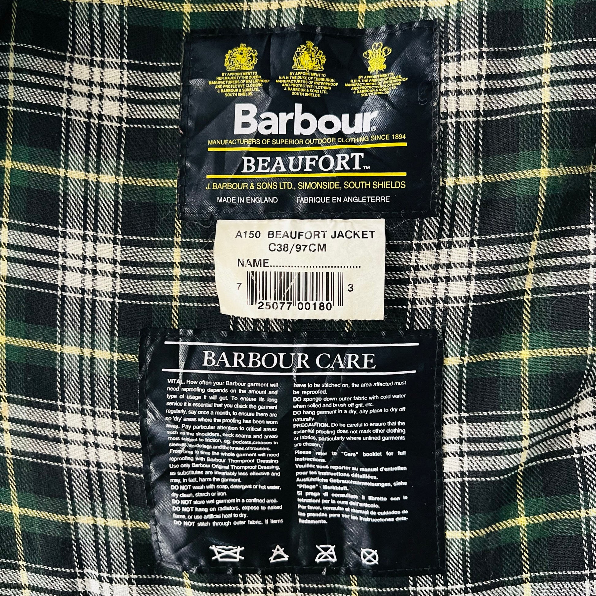 Vintage 70s-90s England Barbour Outdoor Jackets