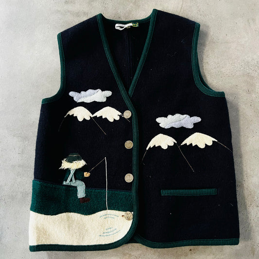 Vintage 70s-90s Austria Retro Vests