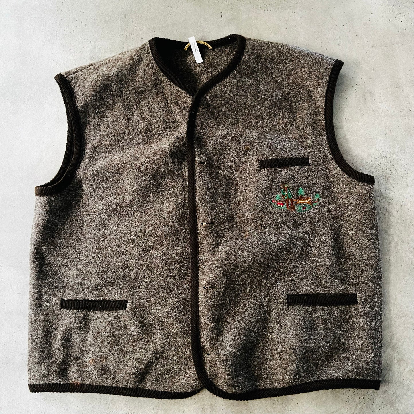 Vintage 70s-90s Germany Retro Vests