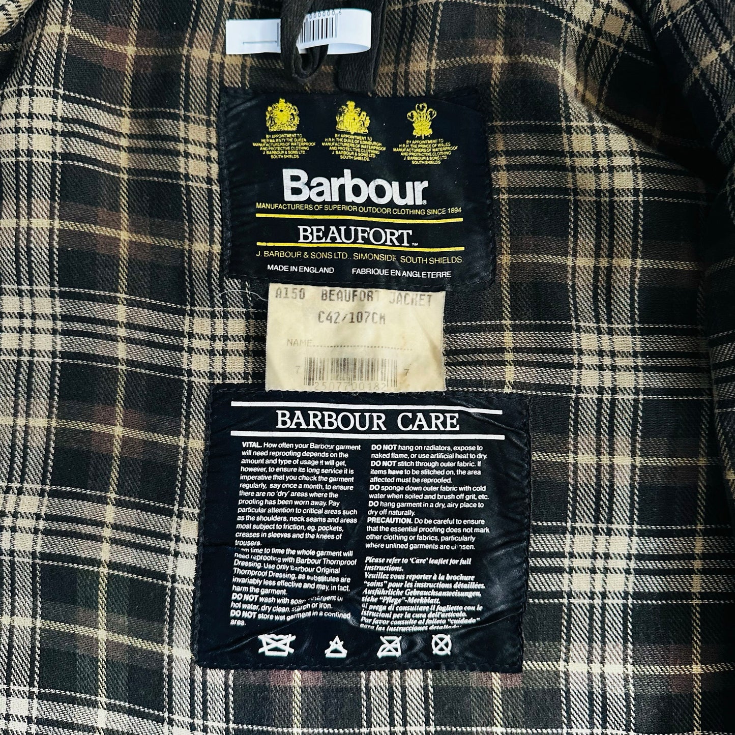 Vintage 70s-90s England Barbour Outdoor Hunting Jackets