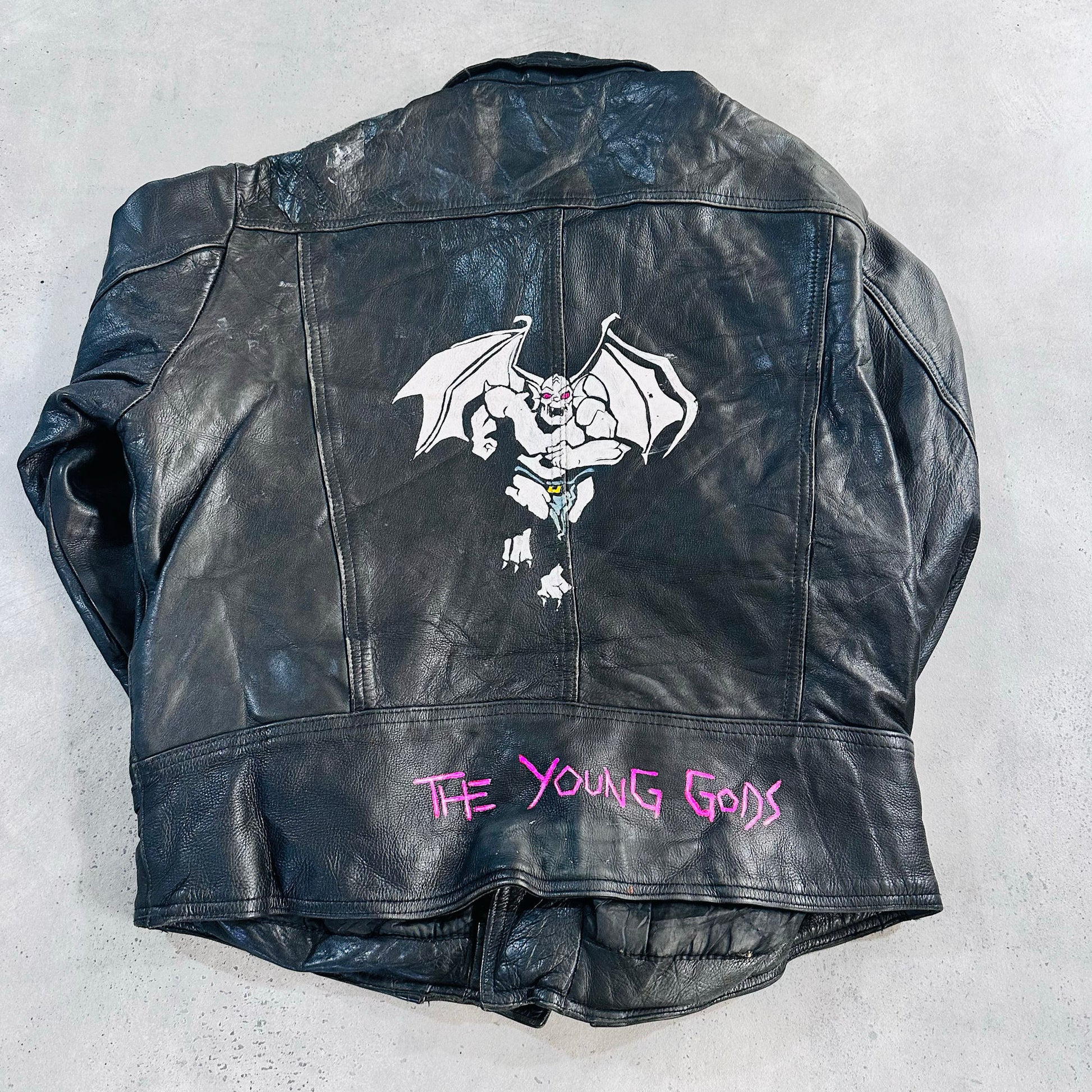 Vintage 70s-90s Germany Retro Double Rider Leather Jackets