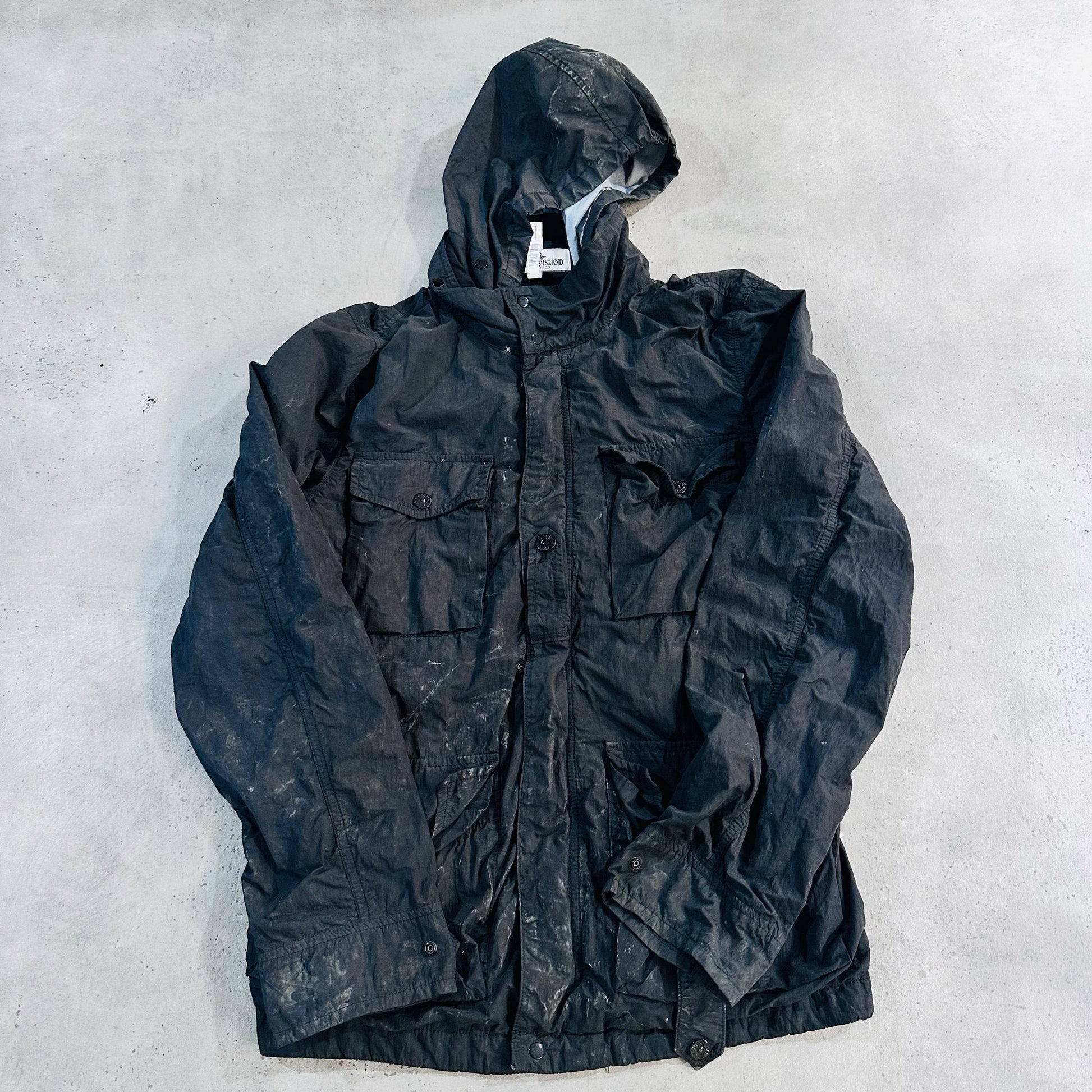 Vintage Italy Stone Island Workwear Hooded Jackets