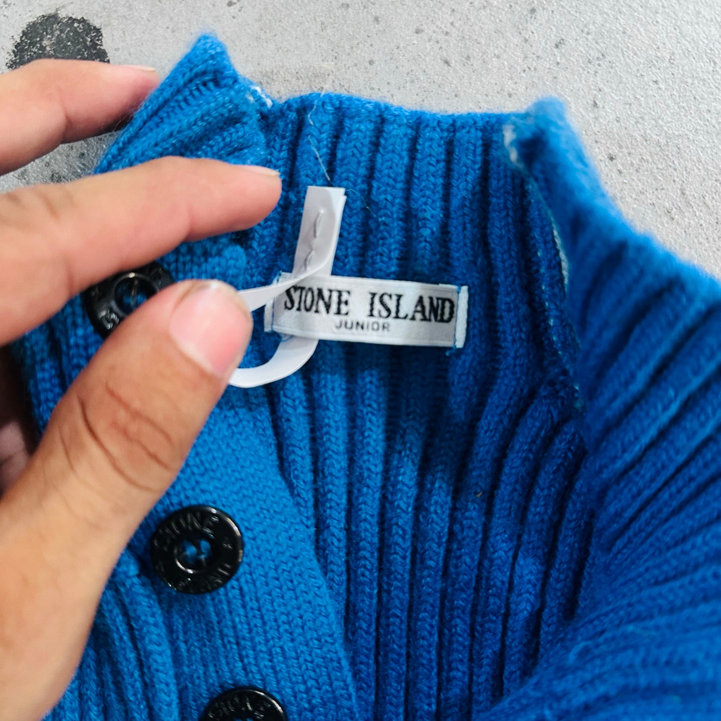 Vintage Italy Stone Island Pre-owned Luxury Pullover Knitwear