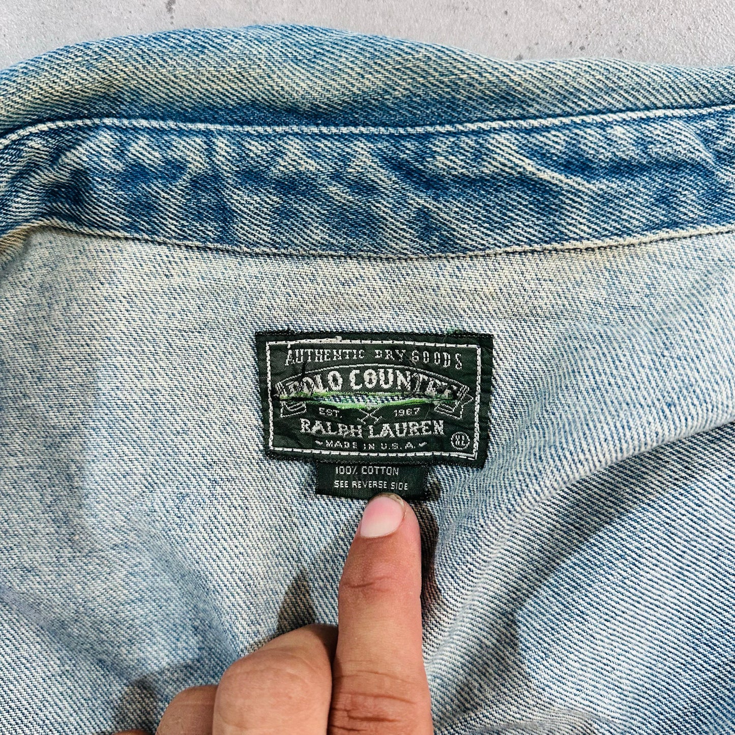 Vintage 70s-90s USA Ralph Lauren Workwear Denim Jackets