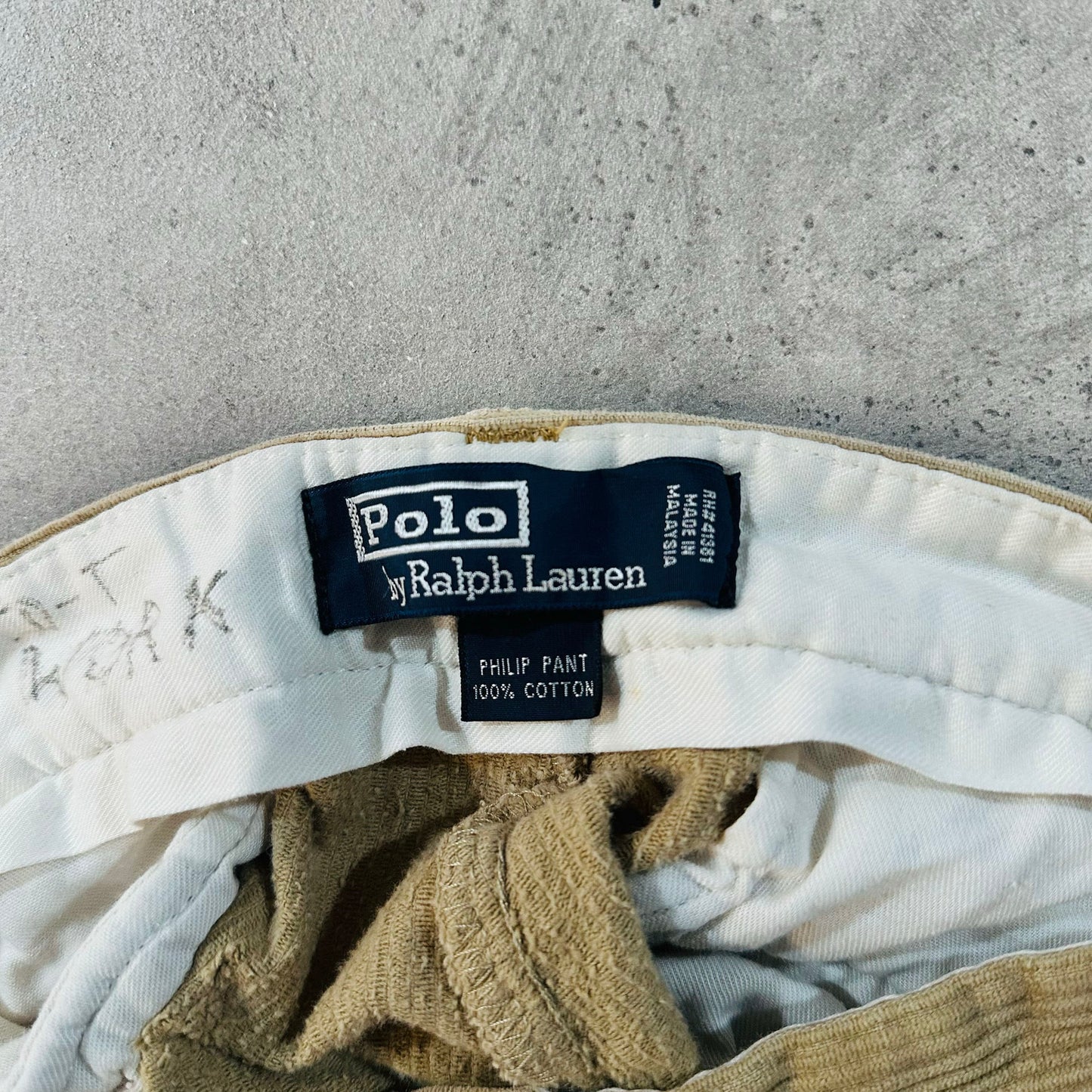 Vintage Ralph Lauren Pre-owned Luxury Corduroy Pants