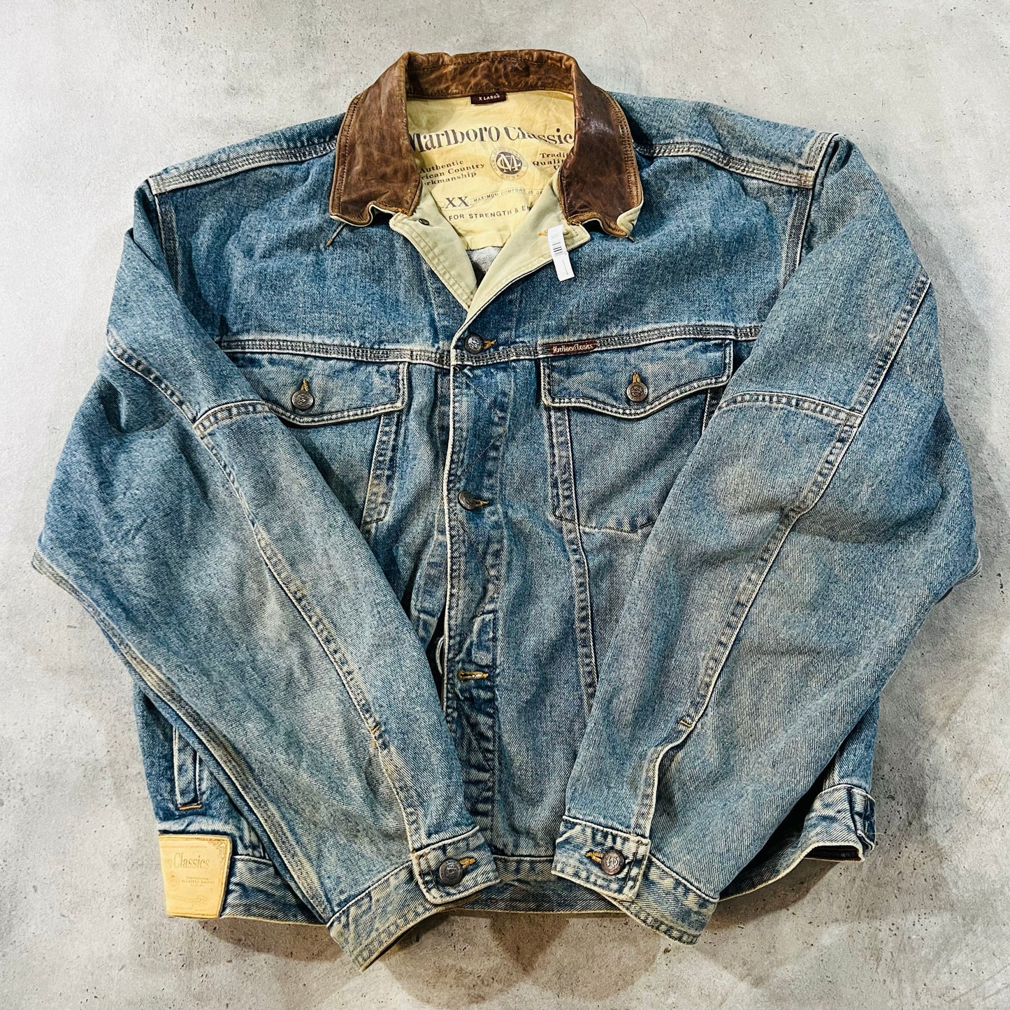 Vintage 70s-90s Marlboro Workwear Denim Jackets