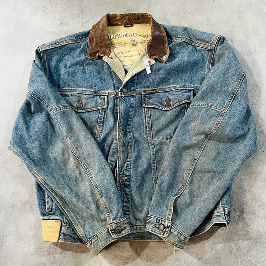 Vintage 70s-90s Marlboro Workwear Denim Jackets