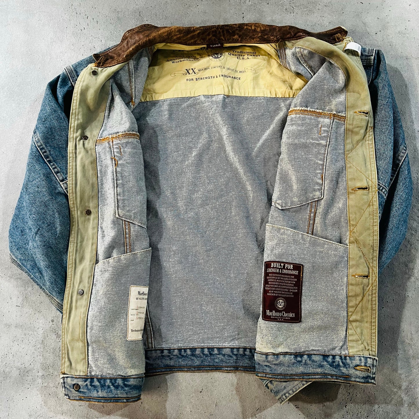 Vintage 70s-90s Marlboro Workwear Denim Jackets