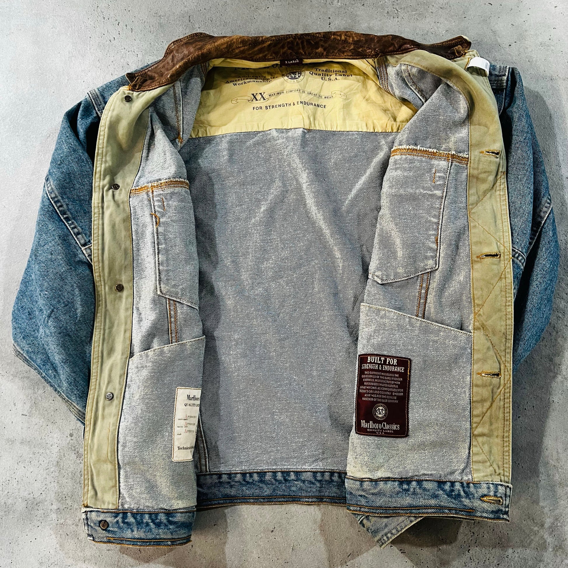 Vintage 70s-90s Marlboro Workwear Denim Jackets