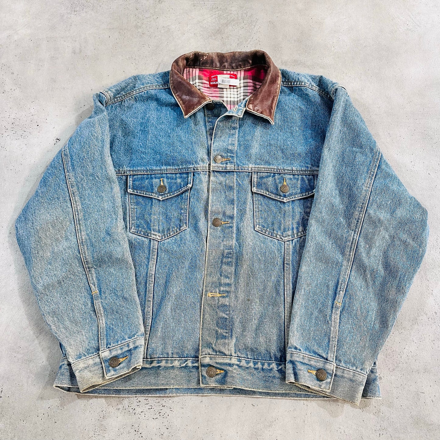 Vintage 70s-90s Marlboro Retro Denim Jackets