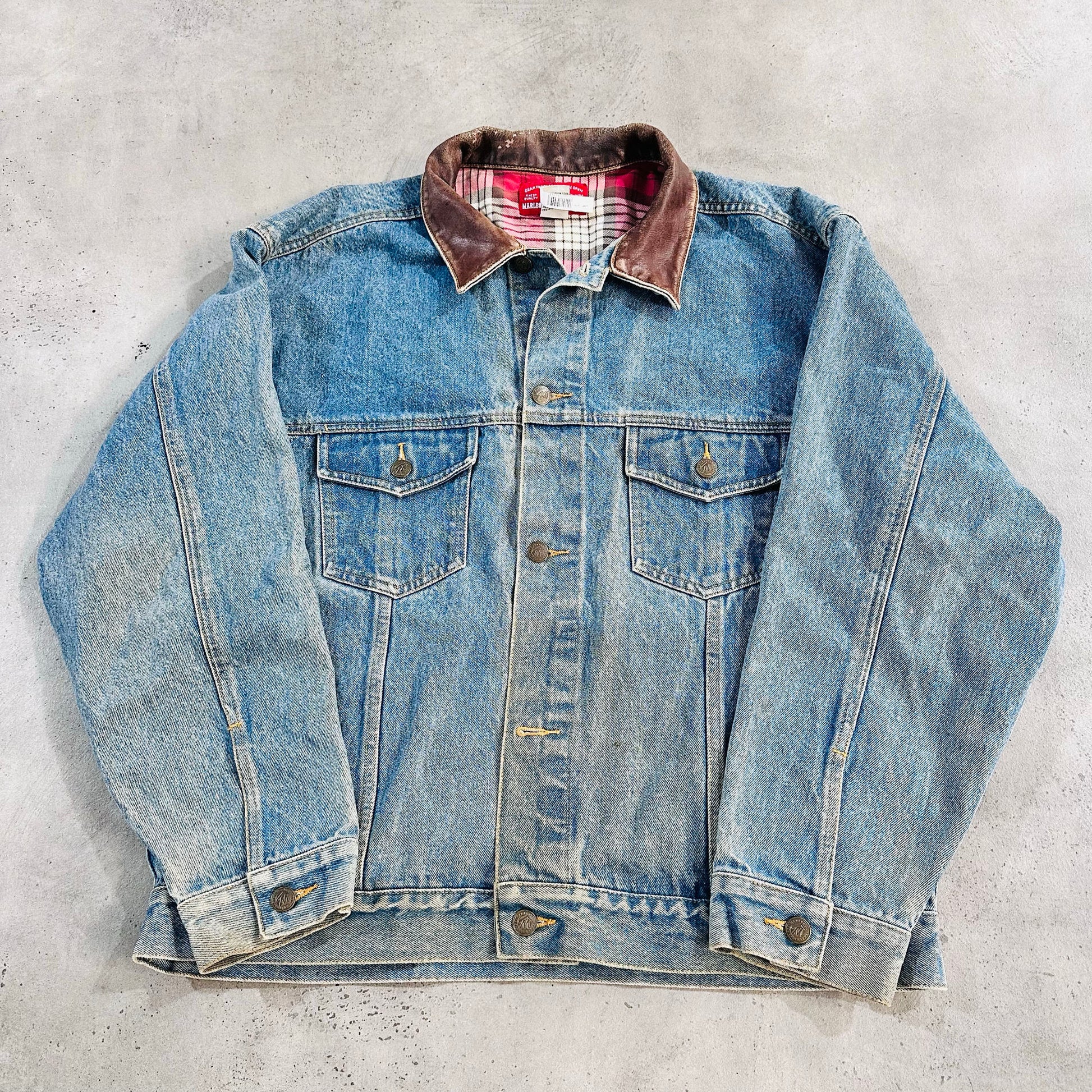 Vintage 70s-90s Marlboro Retro Denim Jackets