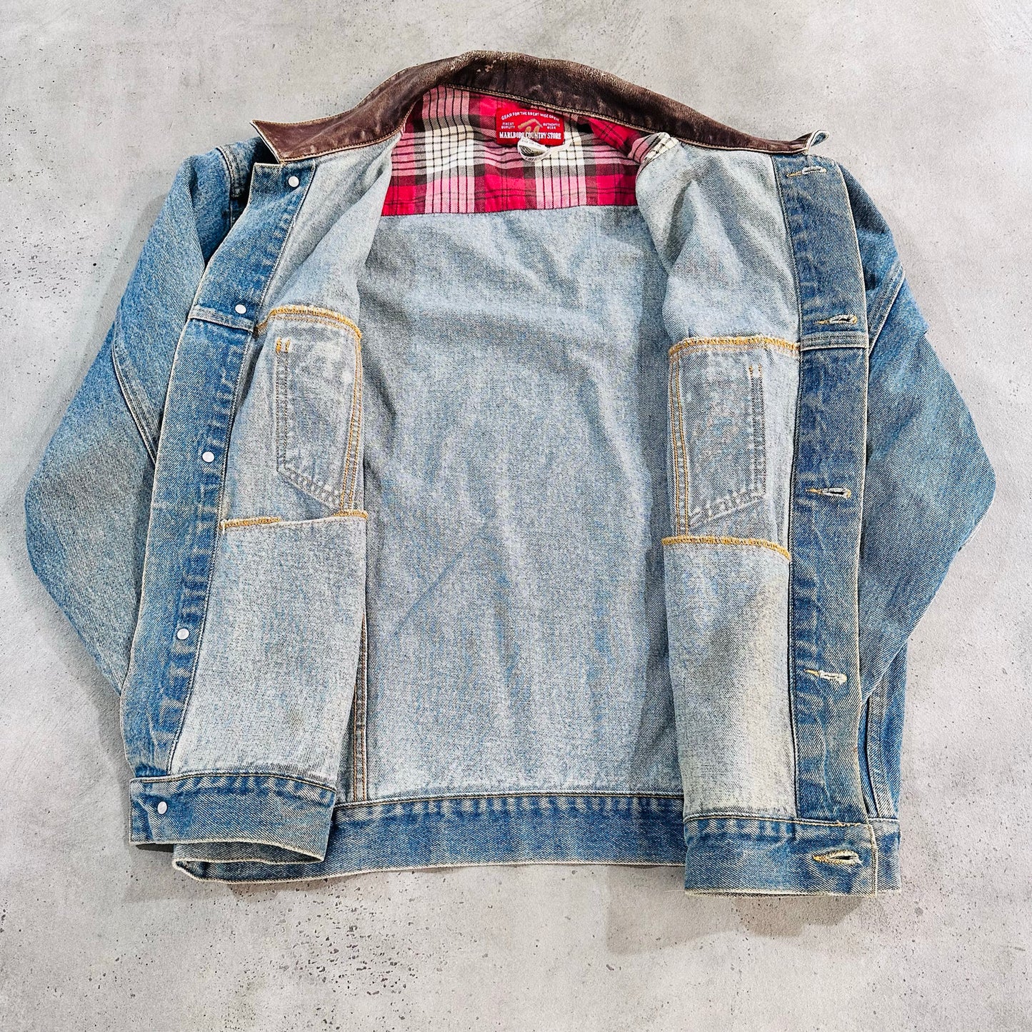 Vintage 70s-90s Marlboro Retro Denim Jackets