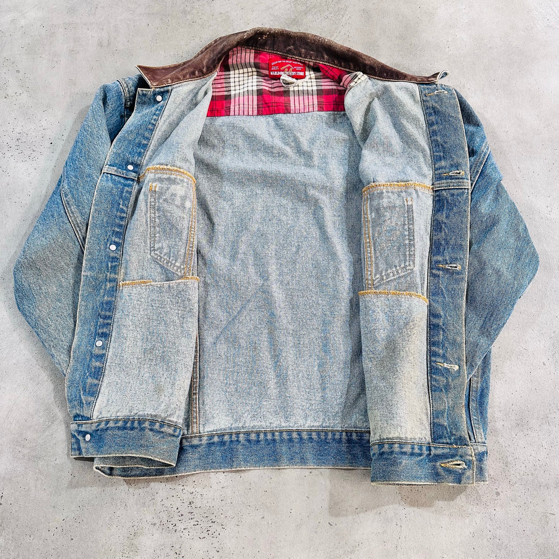 Vintage 70s-90s Marlboro Retro Denim Jackets